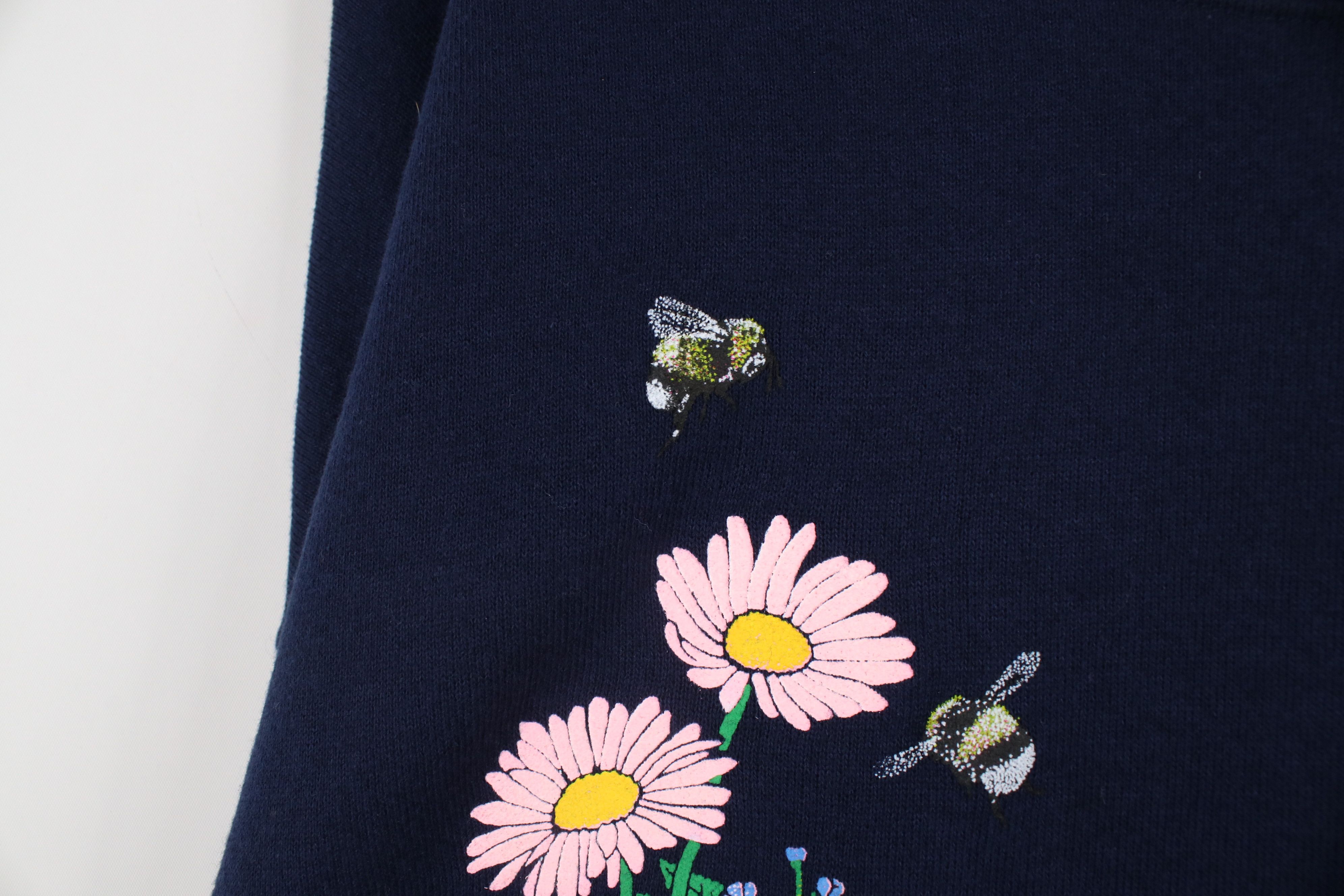 Vintage Vintage 90s Streetwear Bumblebee Flower Sweatshirt USA Size XL / US 12-14 / IT 48-50 - 5 Thumbnail