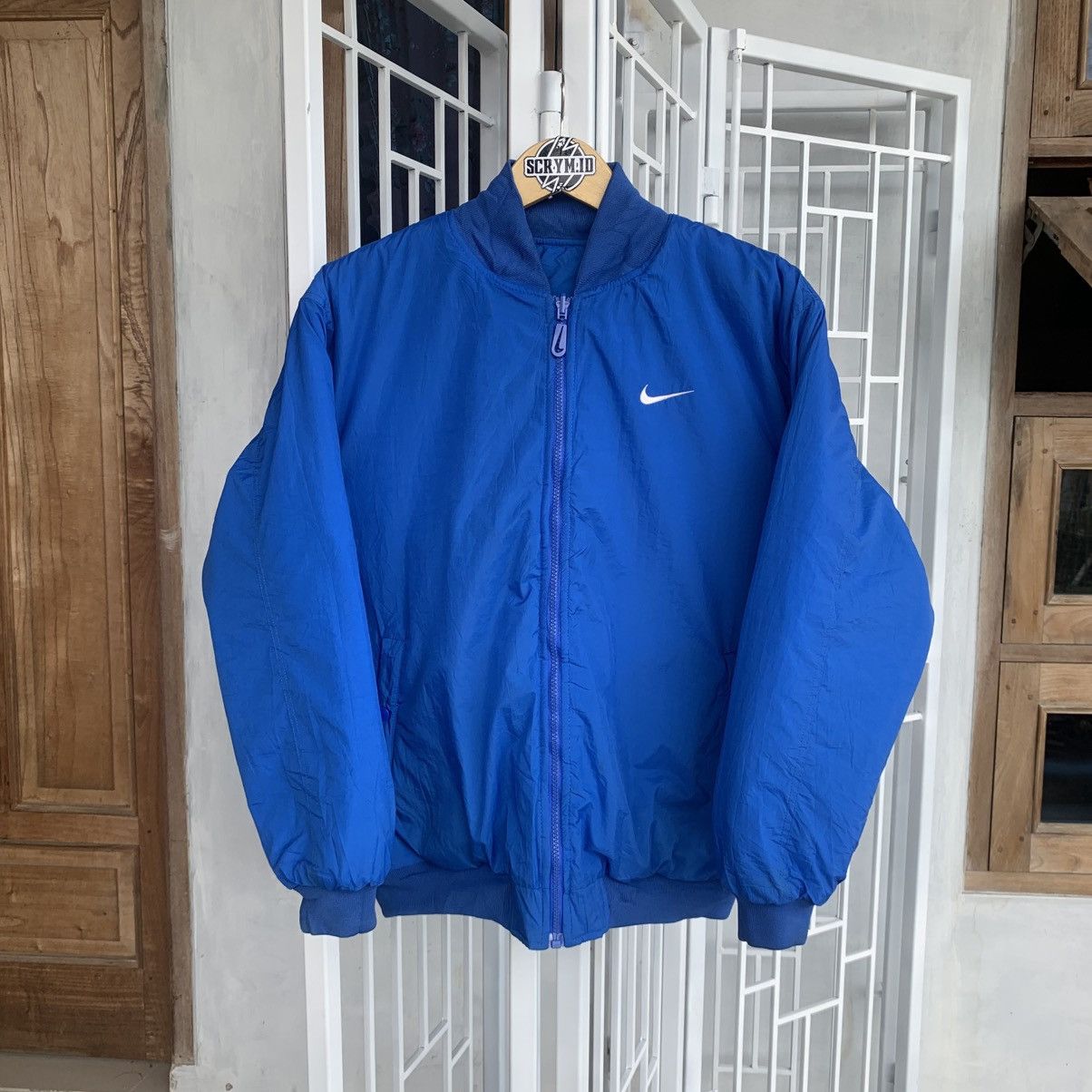Nike Vintage Nike Big Swoosh Streetwear 90’s Size US L / EU 52-54 / 3 - 2 Thumbnail