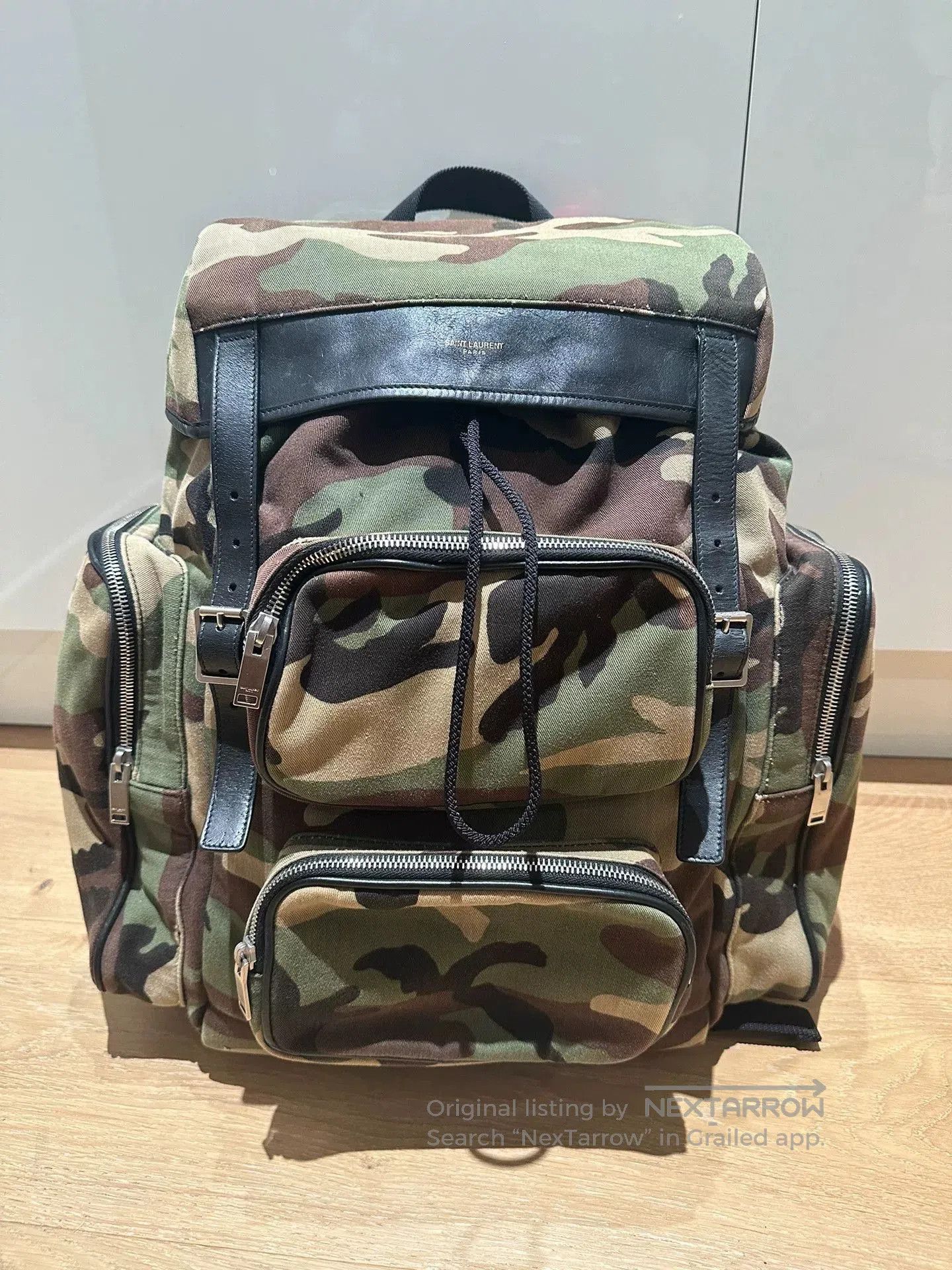 Saint Laurent Paris Saint Laurent Camouflage Backpack. Size ONE SIZE - 6 Thumbnail