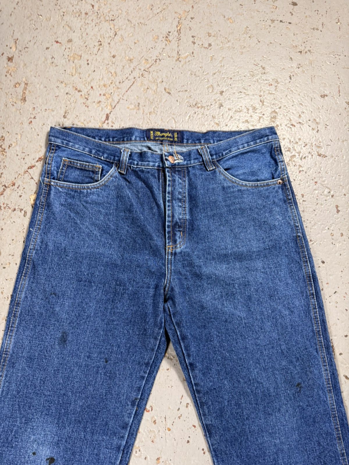 Wrangler Crazy Hi Vis Wrangler Cowboy Denim Jeans Size US 36 / EU 52 - 2 Thumbnail