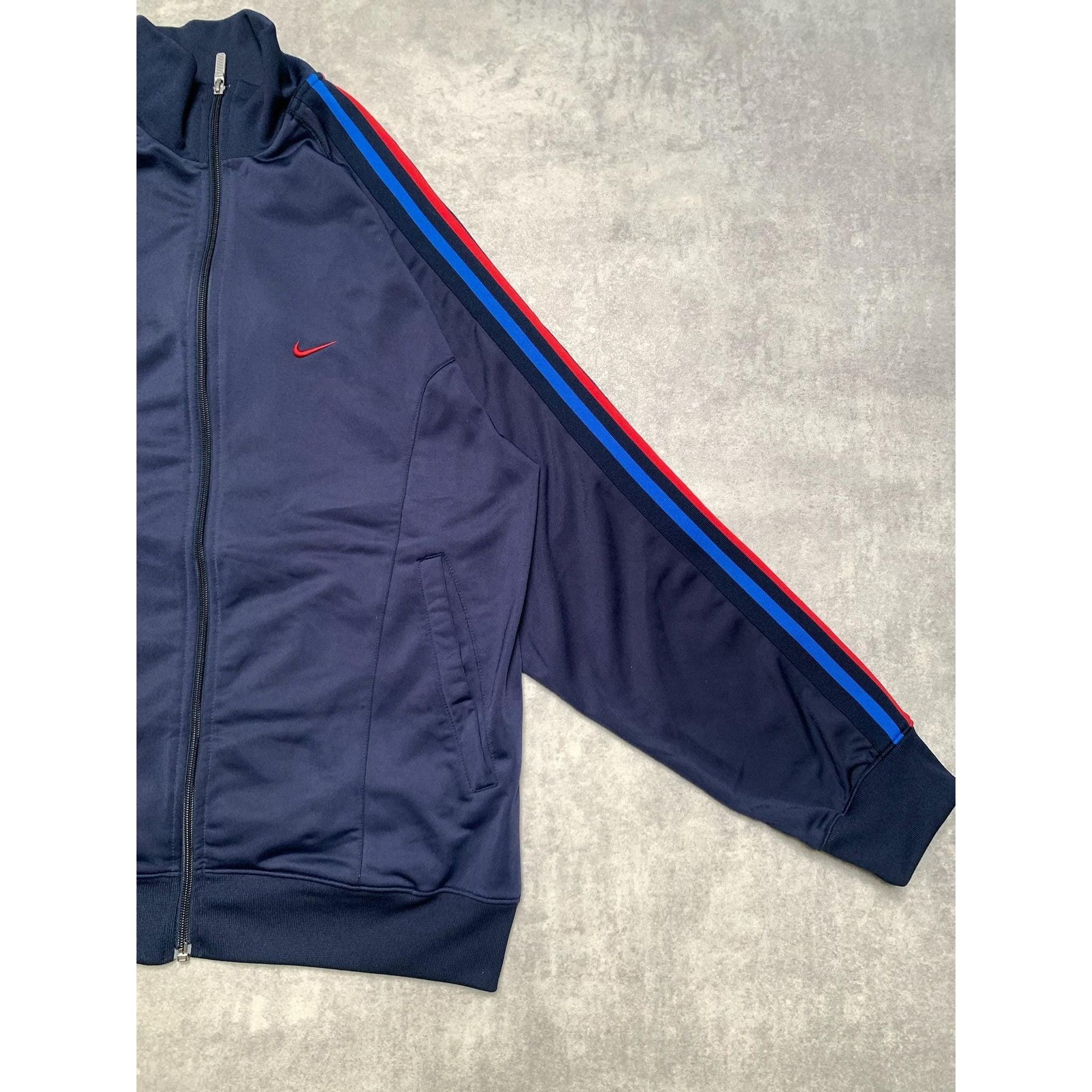 Nike Vintage Nike track set jacket + pant mens size M - L blue Size US M / EU 48-50 / 2 - 2 Thumbnail