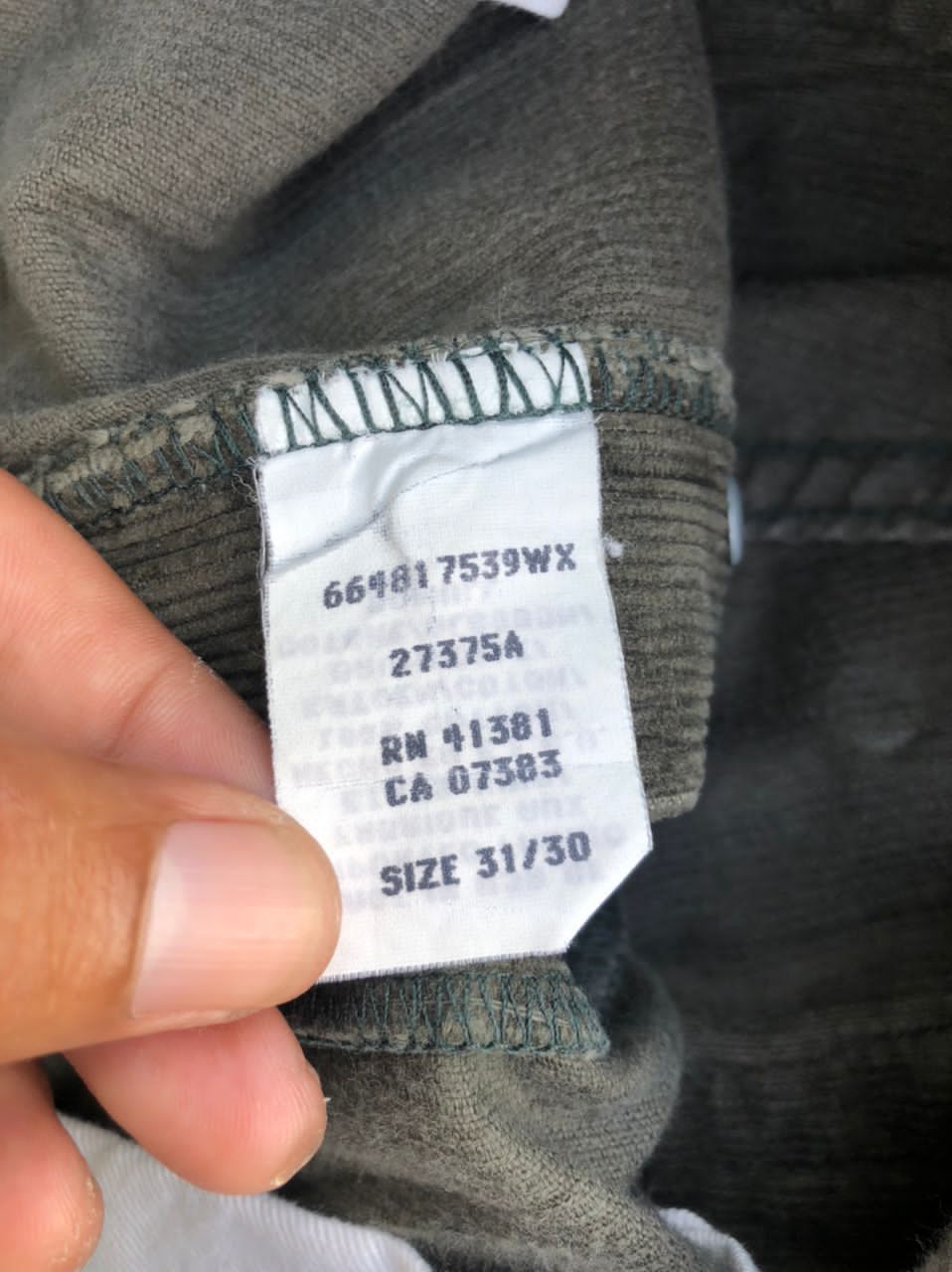 Ralph Lauren Rare🔥 Vintage RRL Ralph Lauren Corduroy Pants Size US 31 - 4 Thumbnail