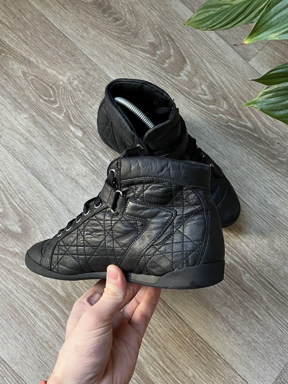 Dior Dior Quilted Leather Sneakers – Authentic Size US 7.5 / IT 37.5 - 4 Thumbnail