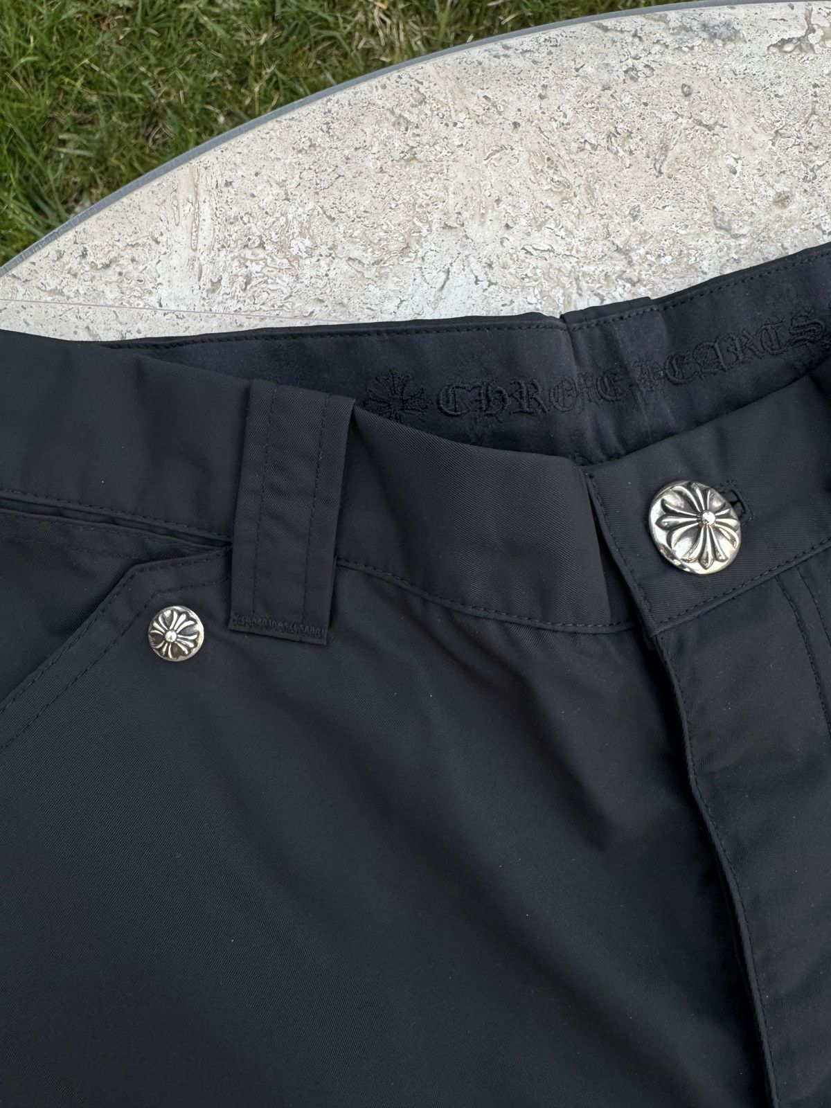 Chrome Hearts Chrome Hearts Nylon Leather Double Knee Shorts Size US 30 / EU 46 - 7 Thumbnail