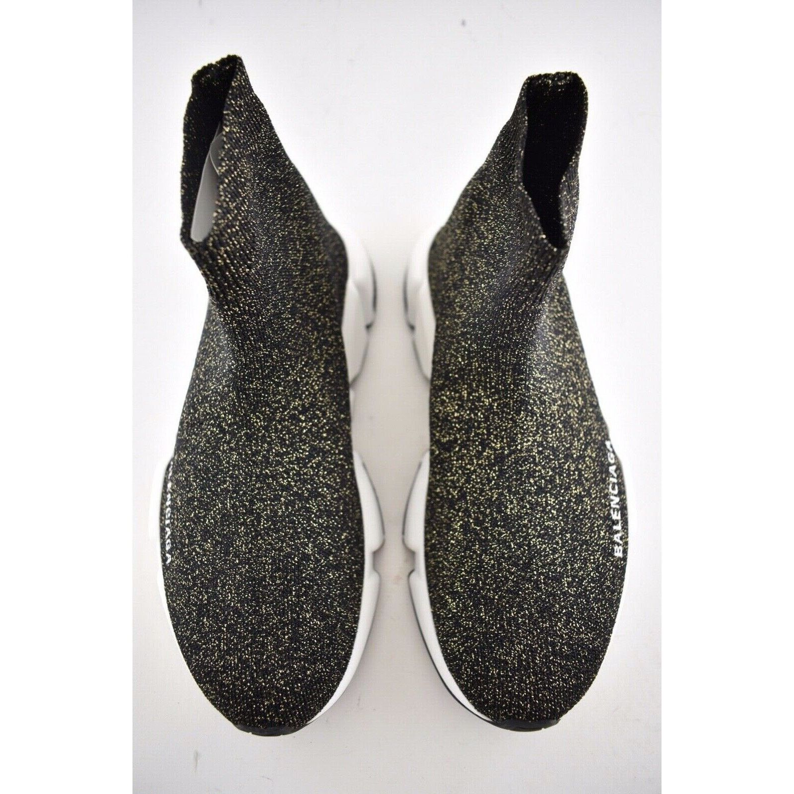 Balenciaga Balenciaga Women Speed Sock Trainer White Black Sneakers 41 Size US 11 / IT 41 - 7 Thumbnail
