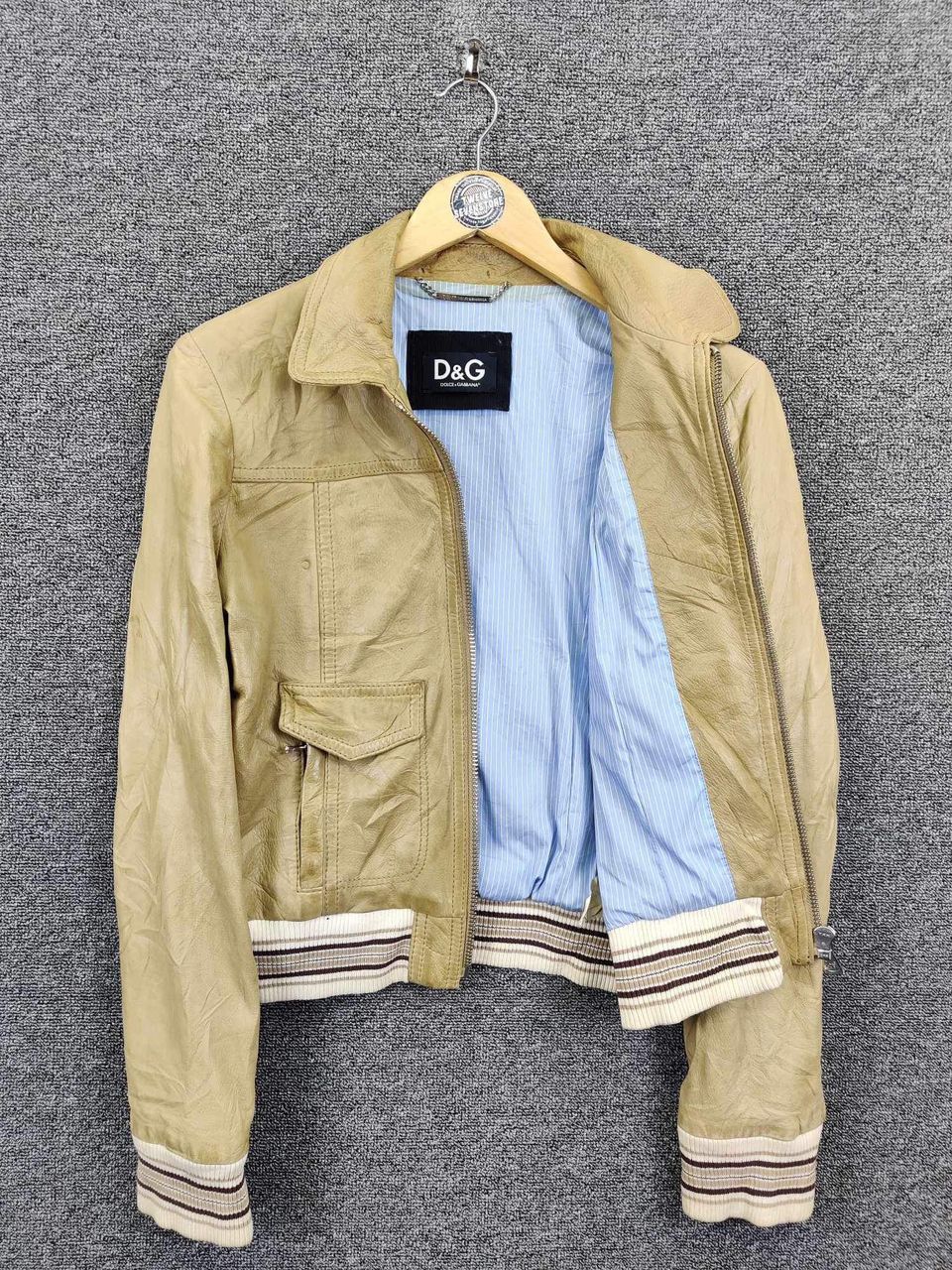 Dolce & Gabbana Vintage Dolce & Gabbana Leather Jacket Size US S / EU 44-46 / 1 - 7 Thumbnail