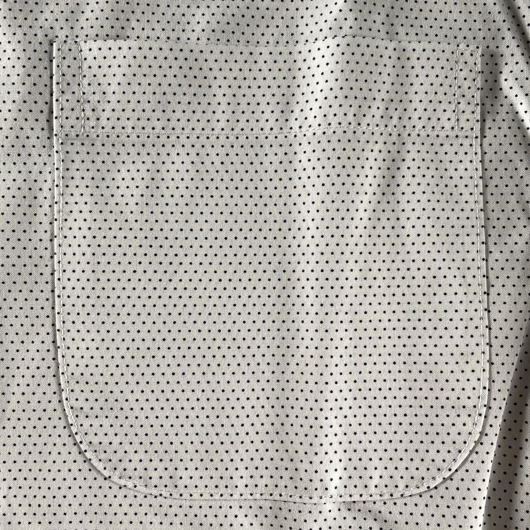 Brooks Brothers Brooks Brothers Shirt Mens Large 16 36 White Dot Pattern Regent Dress Button Up - Regular Fit, Long Sleeve, Cotton, White, Non-Iron, Machine Washable Size 42R - 3 Thumbnail