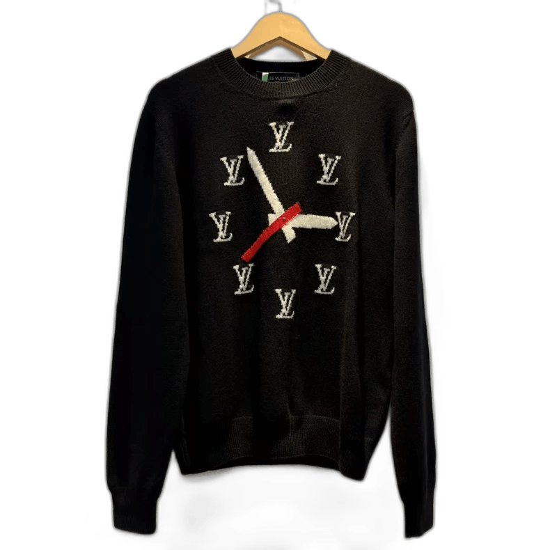 Louis Vuitton lv ss23 black sweater m-2507 Size US M / EU 48-50 / 2 - 1 Thumbnail