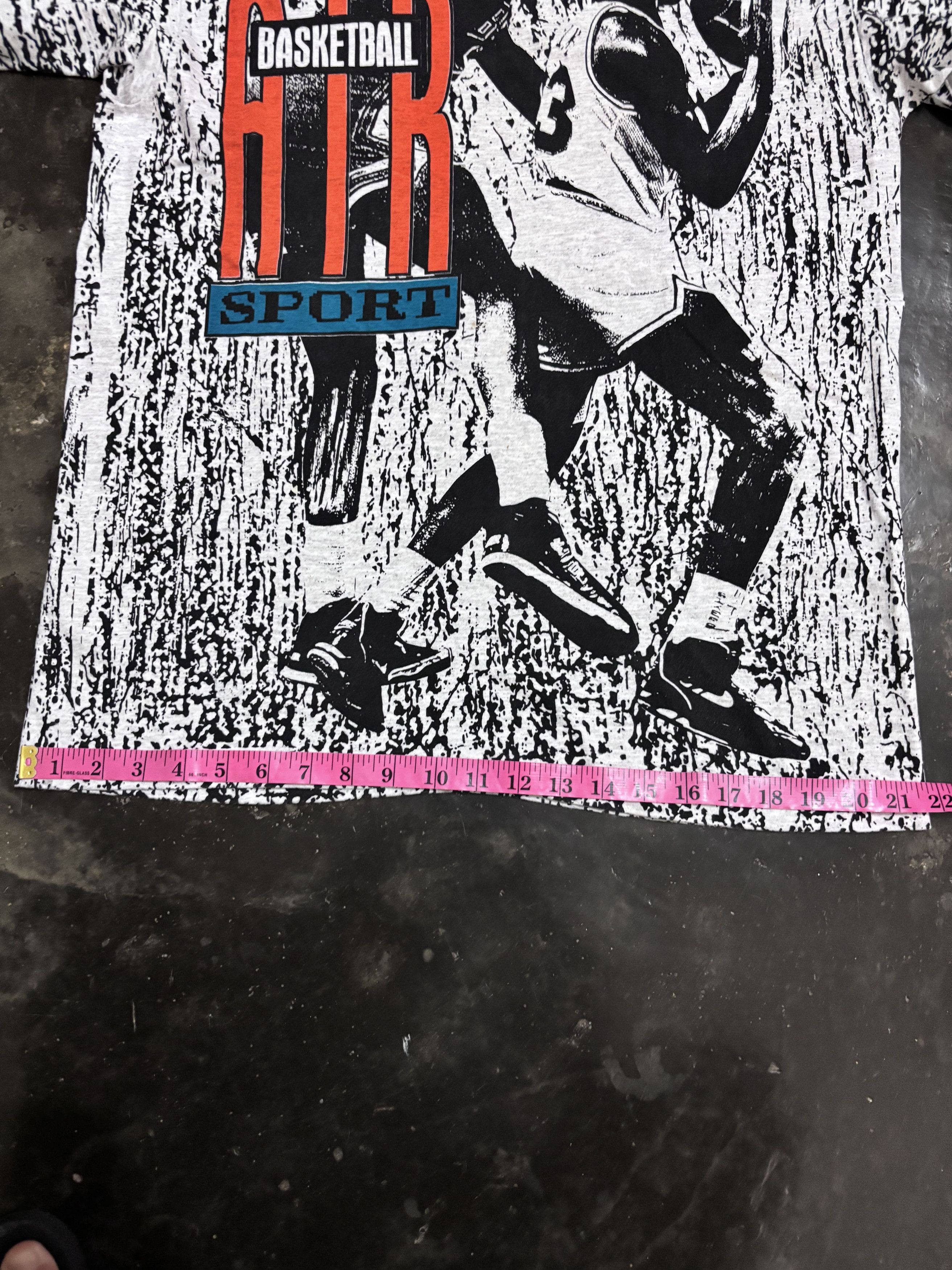 Anvil Vintage Anvil Michael Jordan AOP T-Shirt Size US L / EU 52-54 / 3 - 13 Thumbnail