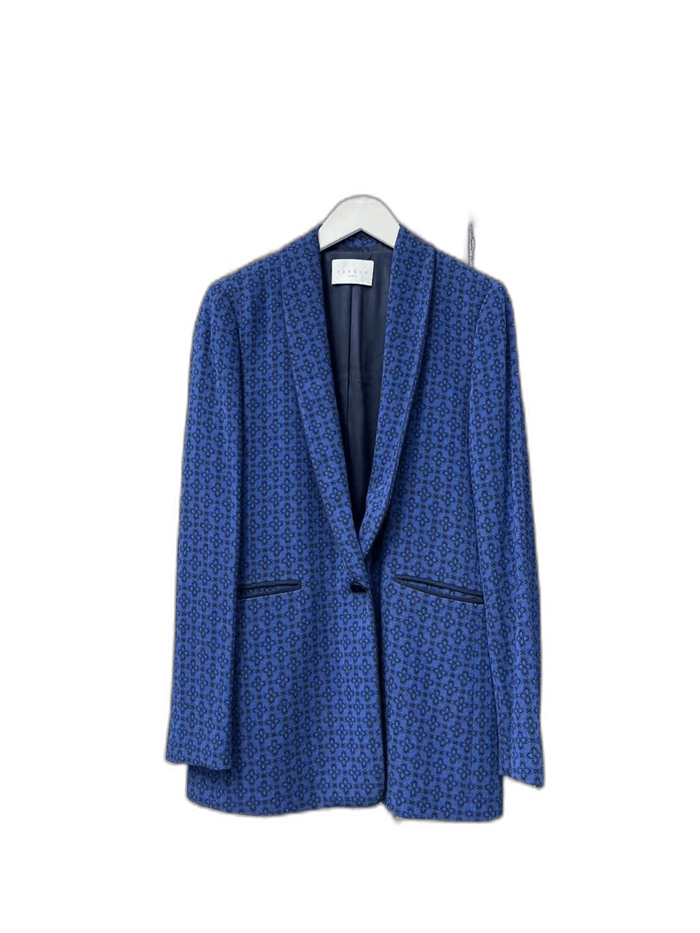 Celine Sandro Blue Blazer Suit Jacket Size US S / EU 44-46 / 1 - 1 Thumbnail