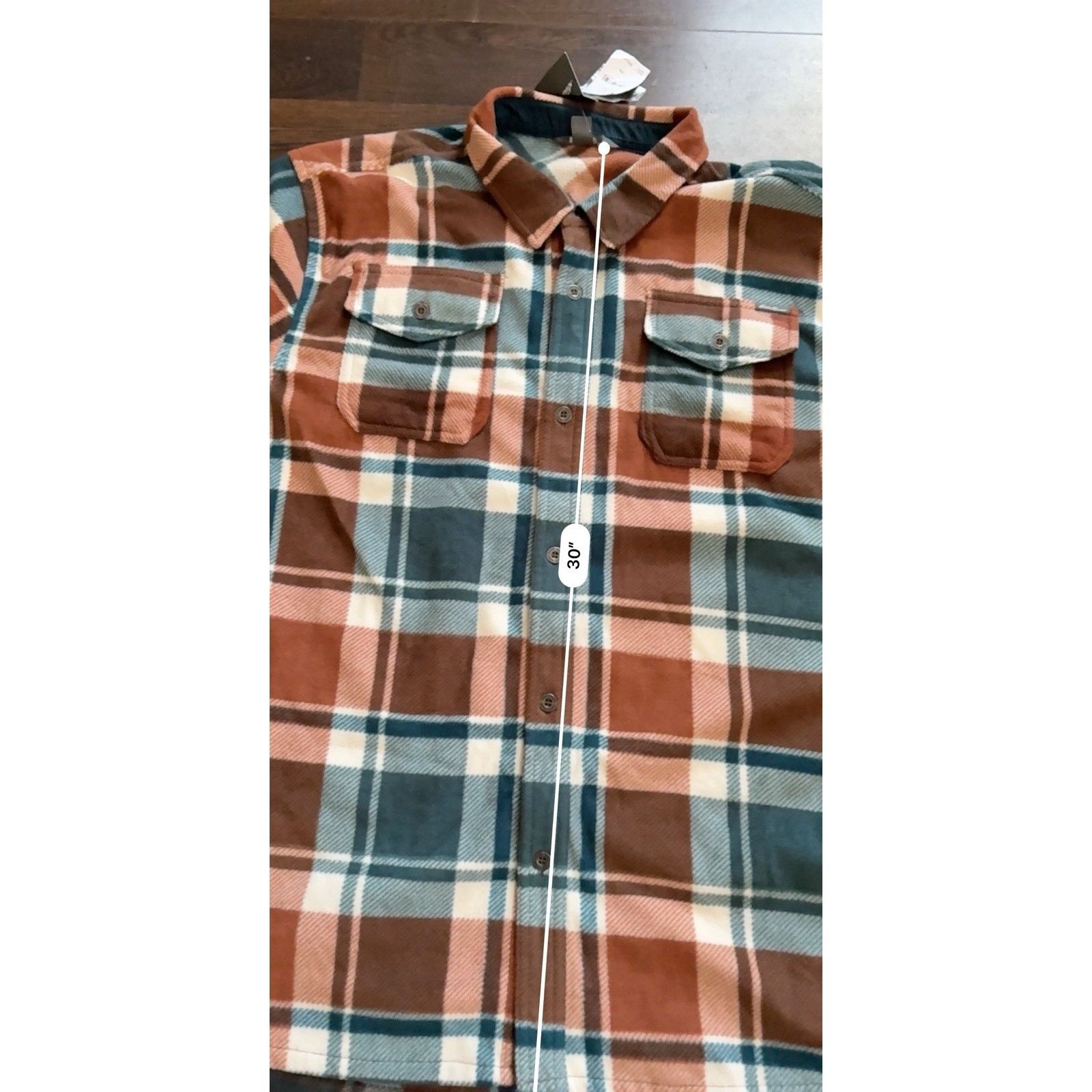 Eddie Bauer Eddie Bauer Shirt Teal Plaid Button Down Flannel $70 Sz2XL Size US XXL / EU 58 / 5 - 11 Thumbnail