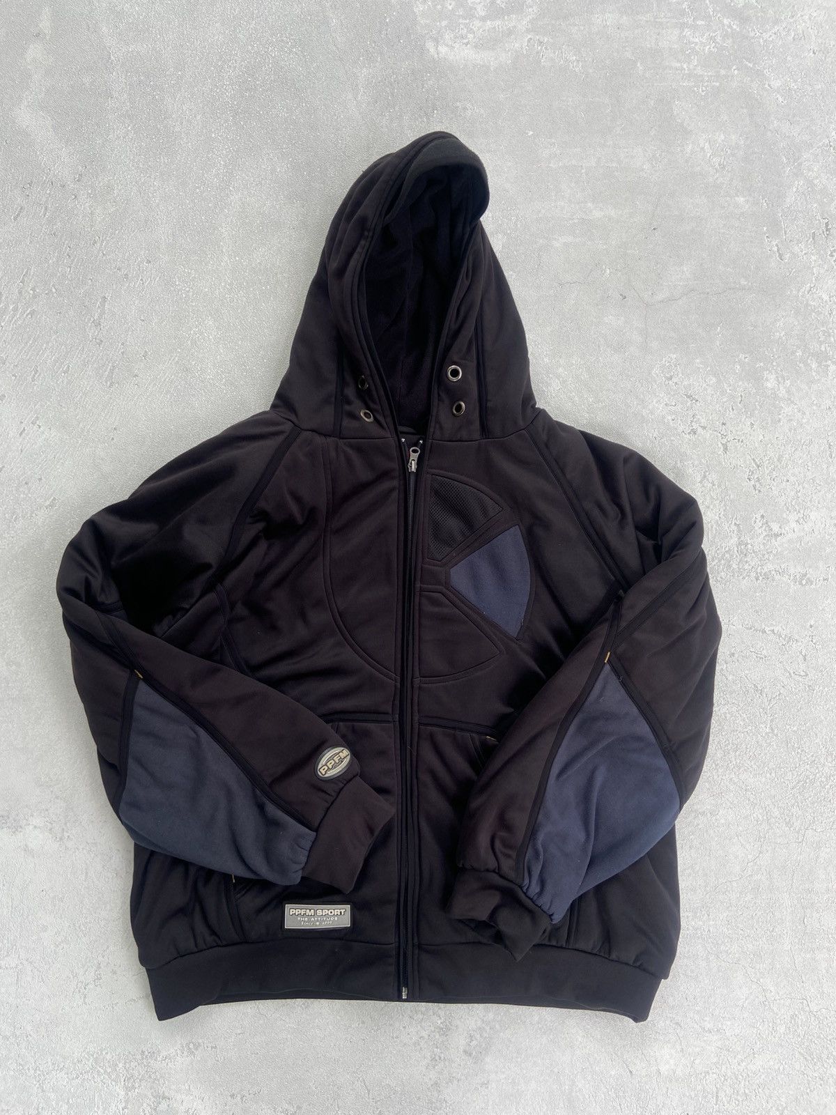 PPFM 2000s PPFM - PPFMTHE+ Research Grup Zip Hoodie Jacket Size US L / EU 52-54 / 3 - 2 Thumbnail