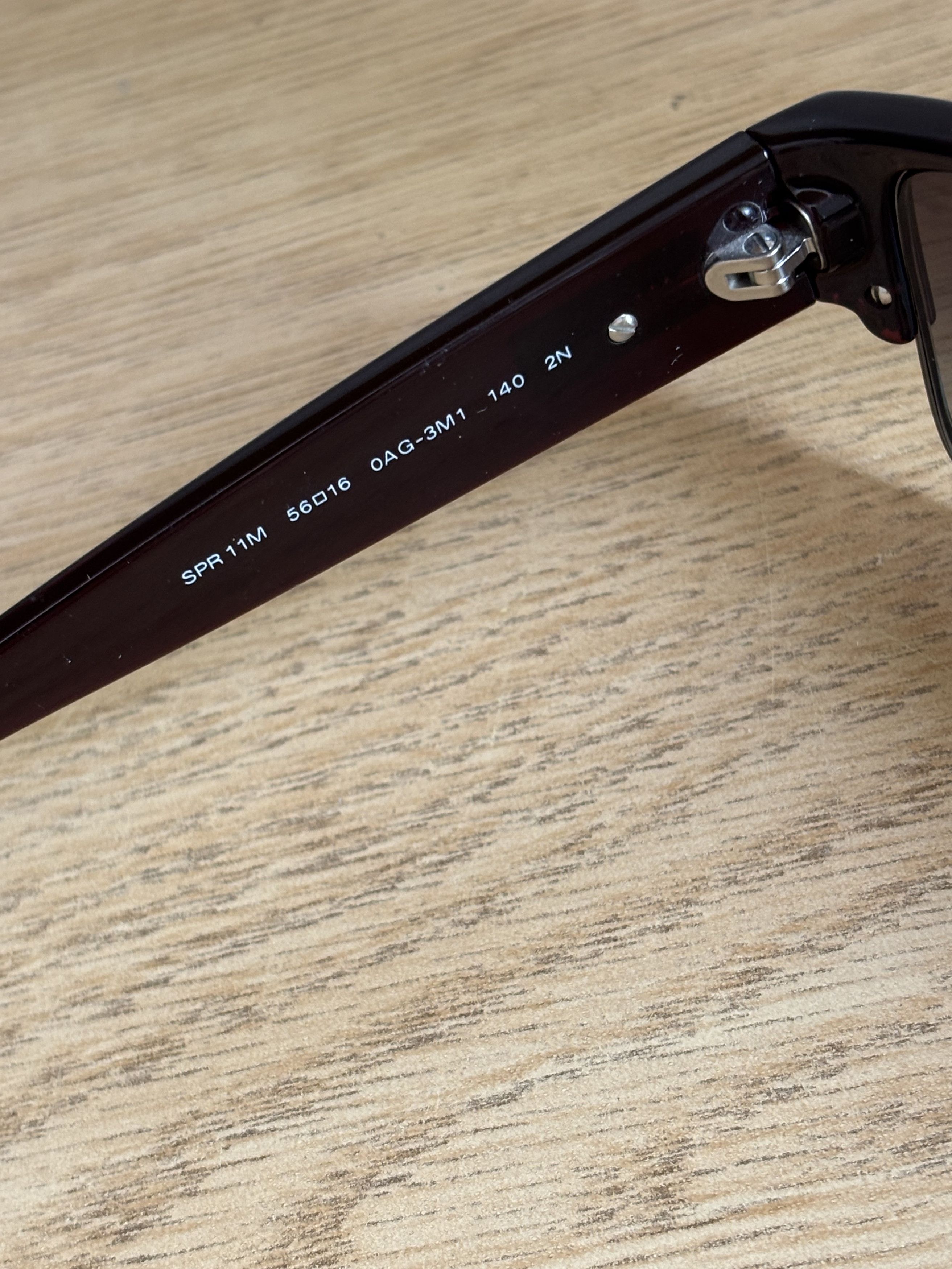 Prada × Vintage PRADA Sunglasses Rectangle Wrap Shield Symbole RI926 Size ONE SIZE - 6 Thumbnail