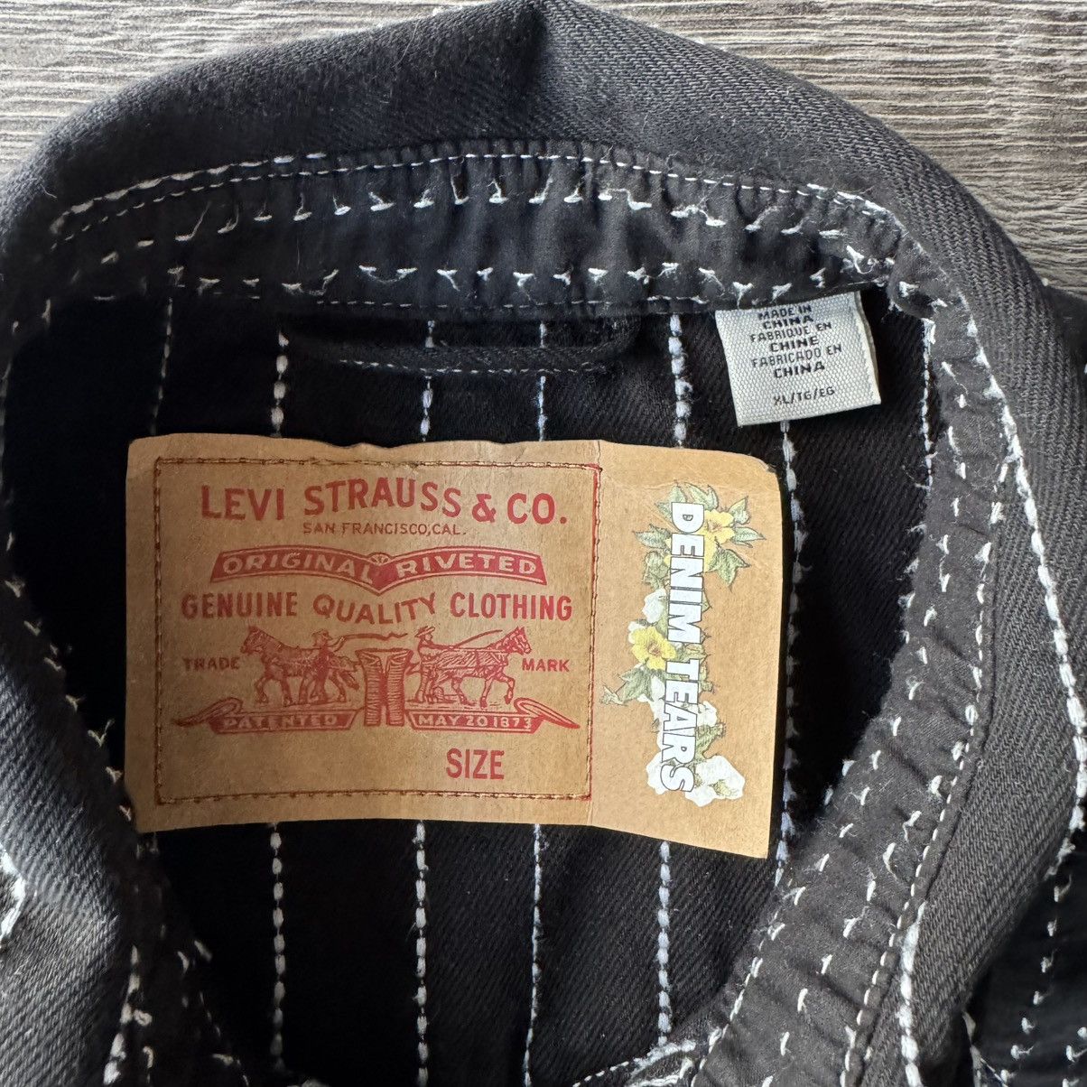 DENIM TEARS × Levi's Denim Tears Peace Patchwork Western Button Up
