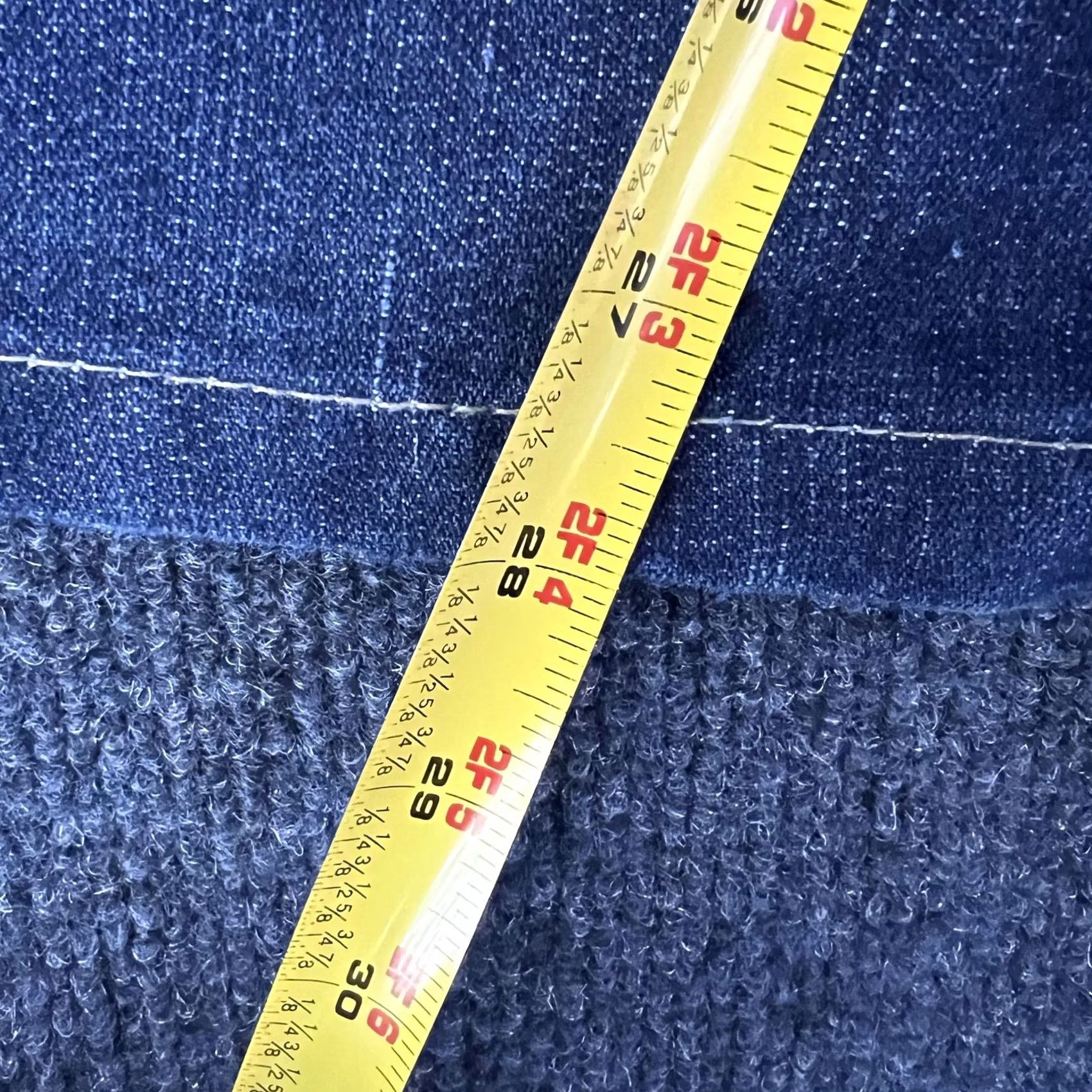 Vintage VINTAGE Mecca Jeans 34x30 Denim Blue Straight Fit Dark Wash Jeans Mens Regular 5-Pocket Zip Fly Cotton Polyester Size US 34 / EU 50 - 6 Thumbnail