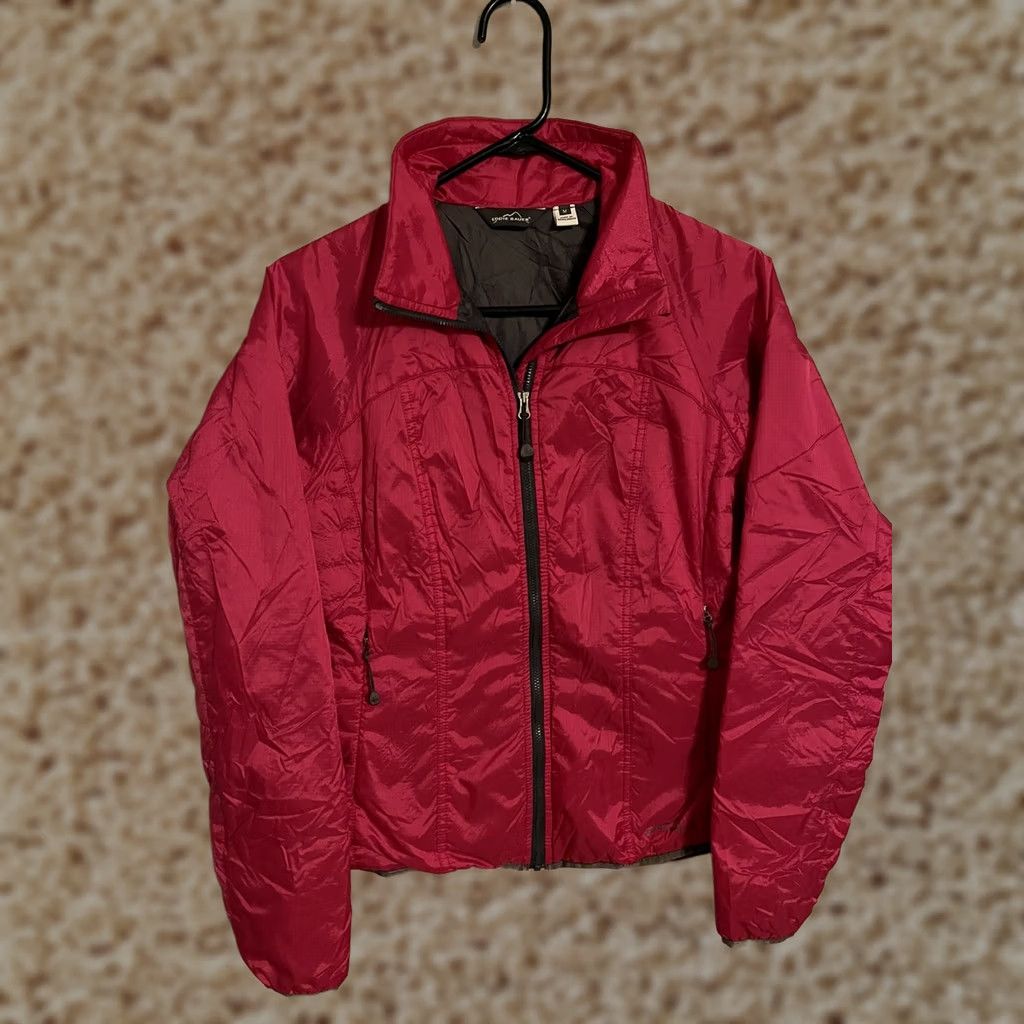 Eddie Bauer Eddie Bauer Pink Full Zip Insulated Lightweight Jacket Women's Medium M Nylon Shell Lining Polyester Fill Puffer Size M / US 6-8 / IT 42-44 - 1 Thumbnail