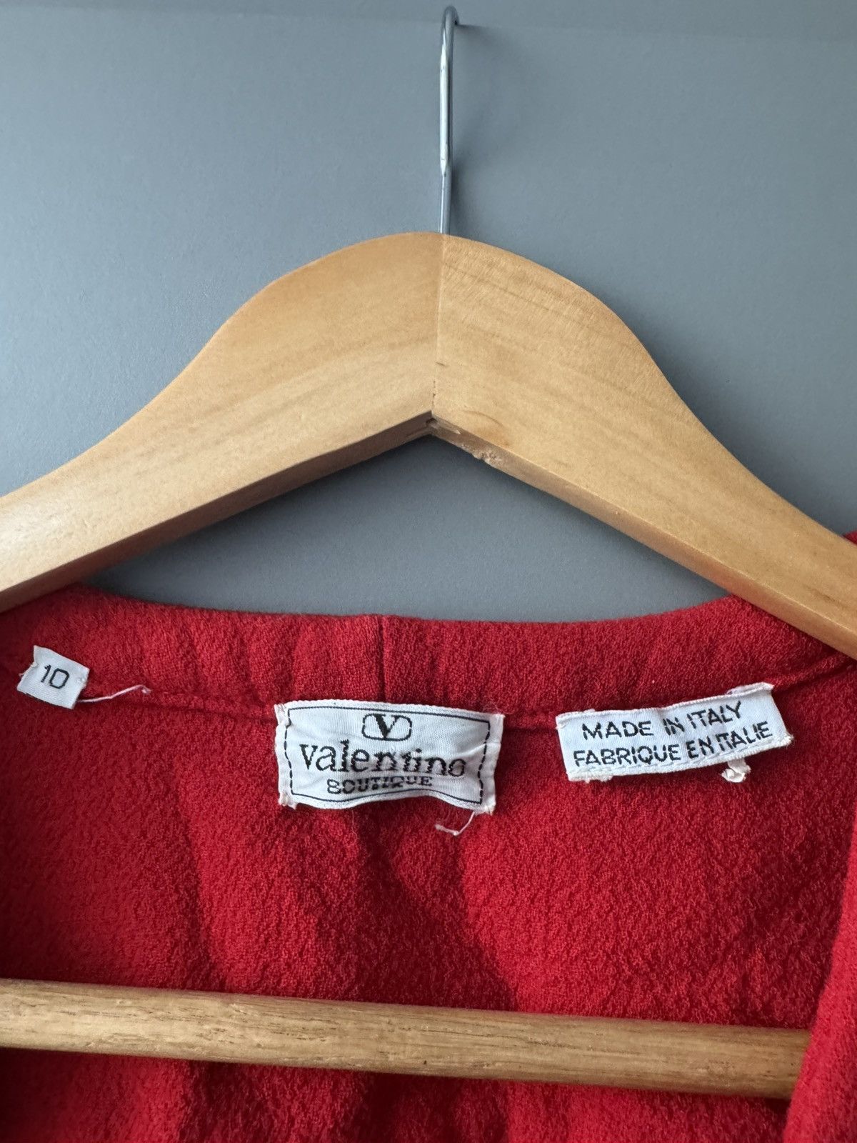Valentino 1960-x Vintage Valentino Garavani Boutique Red Cardigan Size L / US 10 / IT 46 - 4 Thumbnail