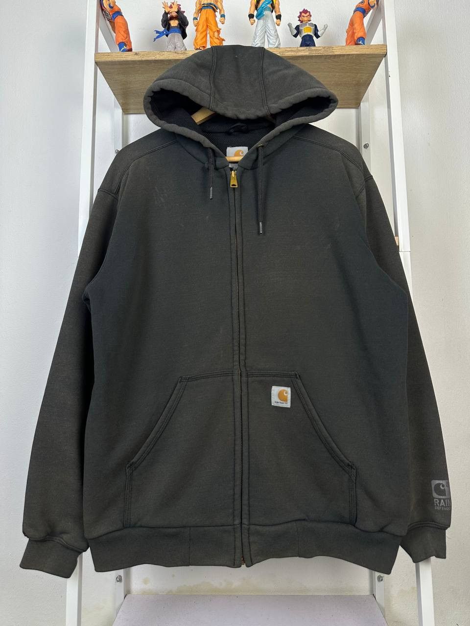 Carhartt × Vintage Sun Faded Carhartt RD Thermal Line Hoodie (Pit 24.5) Size US M / EU 48-50 / 2 - 1 Thumbnail