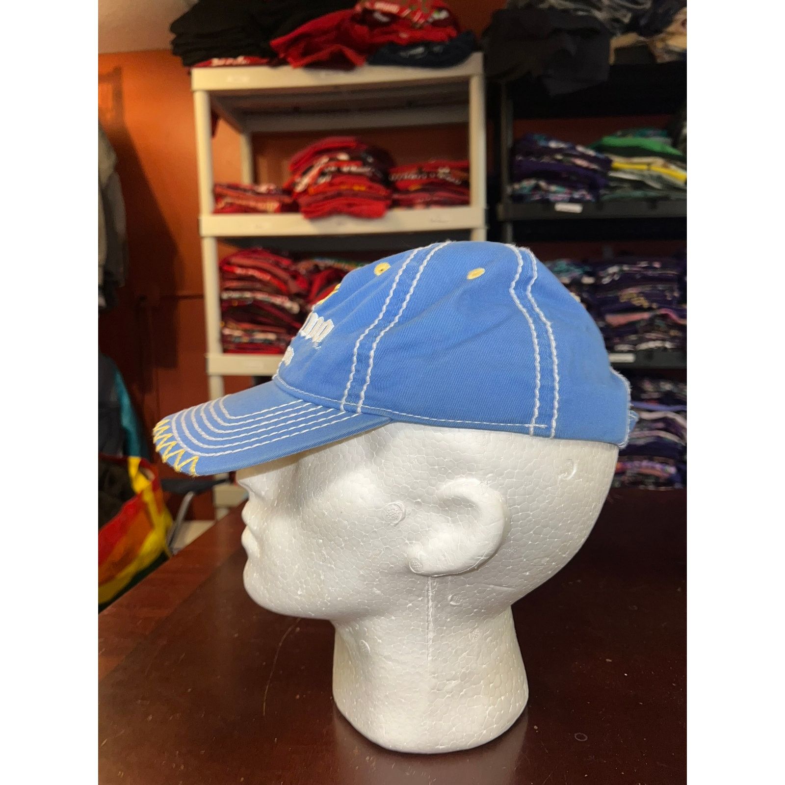 Other Corona Hat Corona Extra Beer Alcohol Logo Blue Yellow Cap OS Size ONE SIZE - 4 Thumbnail