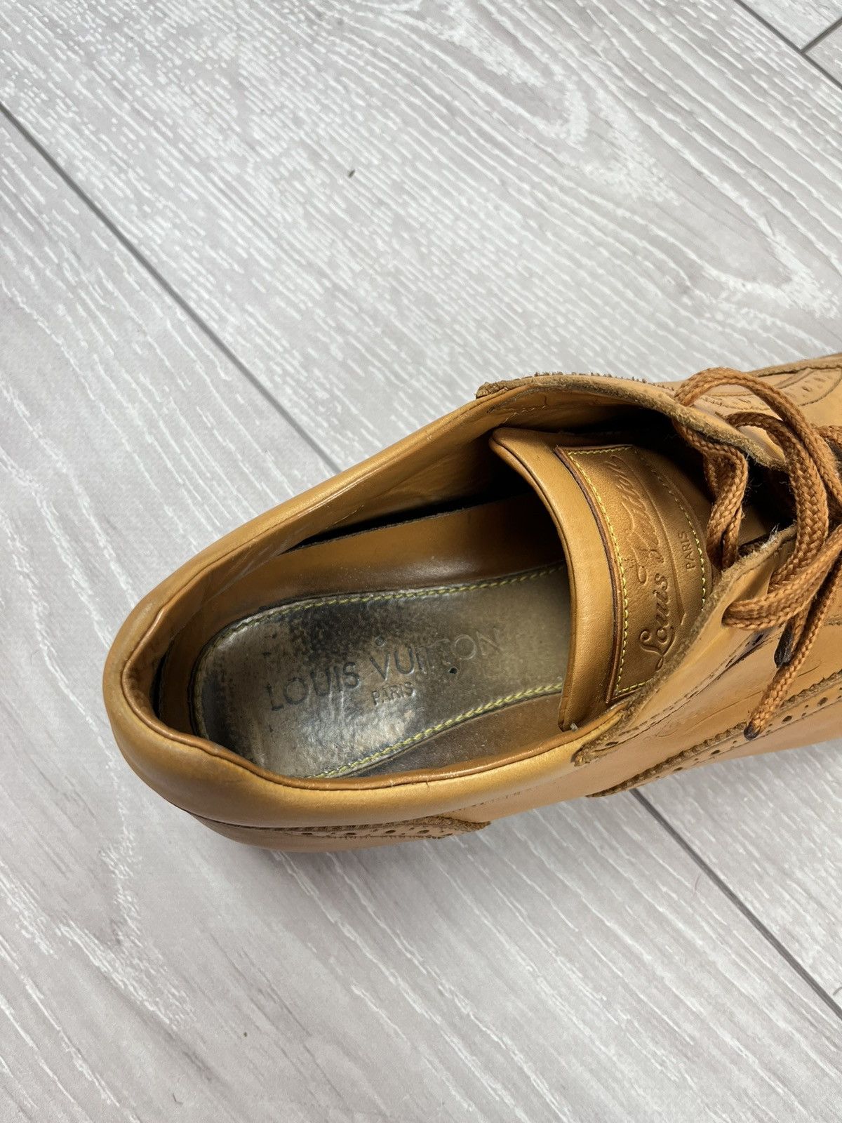 Louis Vuitton Louis Vuitton Baskets Camel Leather Brogues Shoes 9 us Size US 9 / EU 42 - 14 Thumbnail