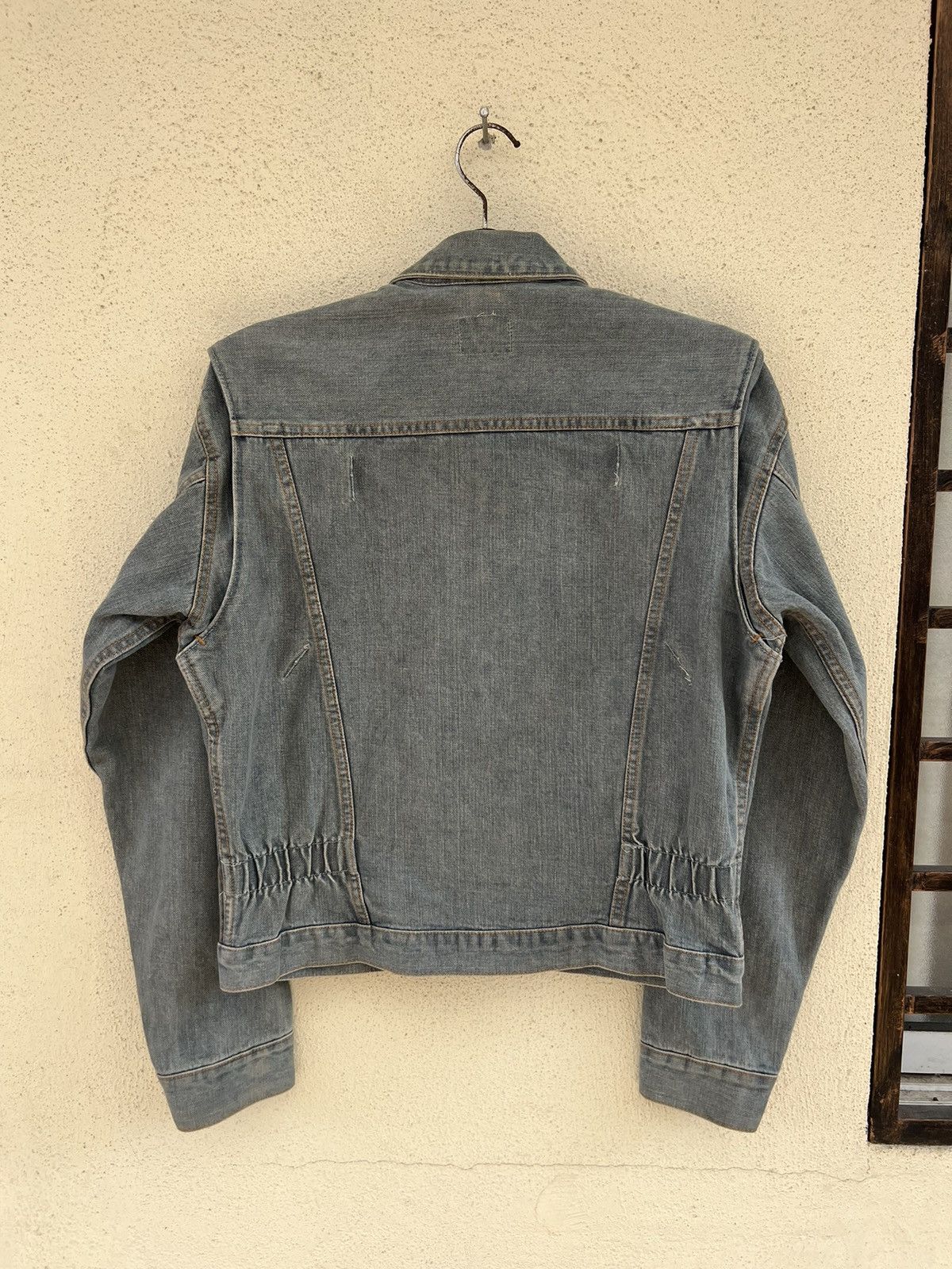 Vintage Vintage 90s Wrangler Blue Bell Faded Grey Denim Jacket Size US L / EU 52-54 / 3 - 12 Thumbnail