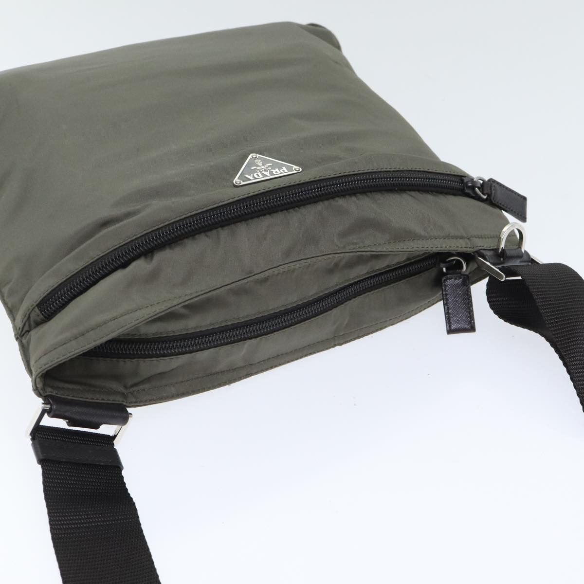 Prada PRADA Shoulder Bag Nylon Gray Silver Size ONE SIZE - 6 Thumbnail
