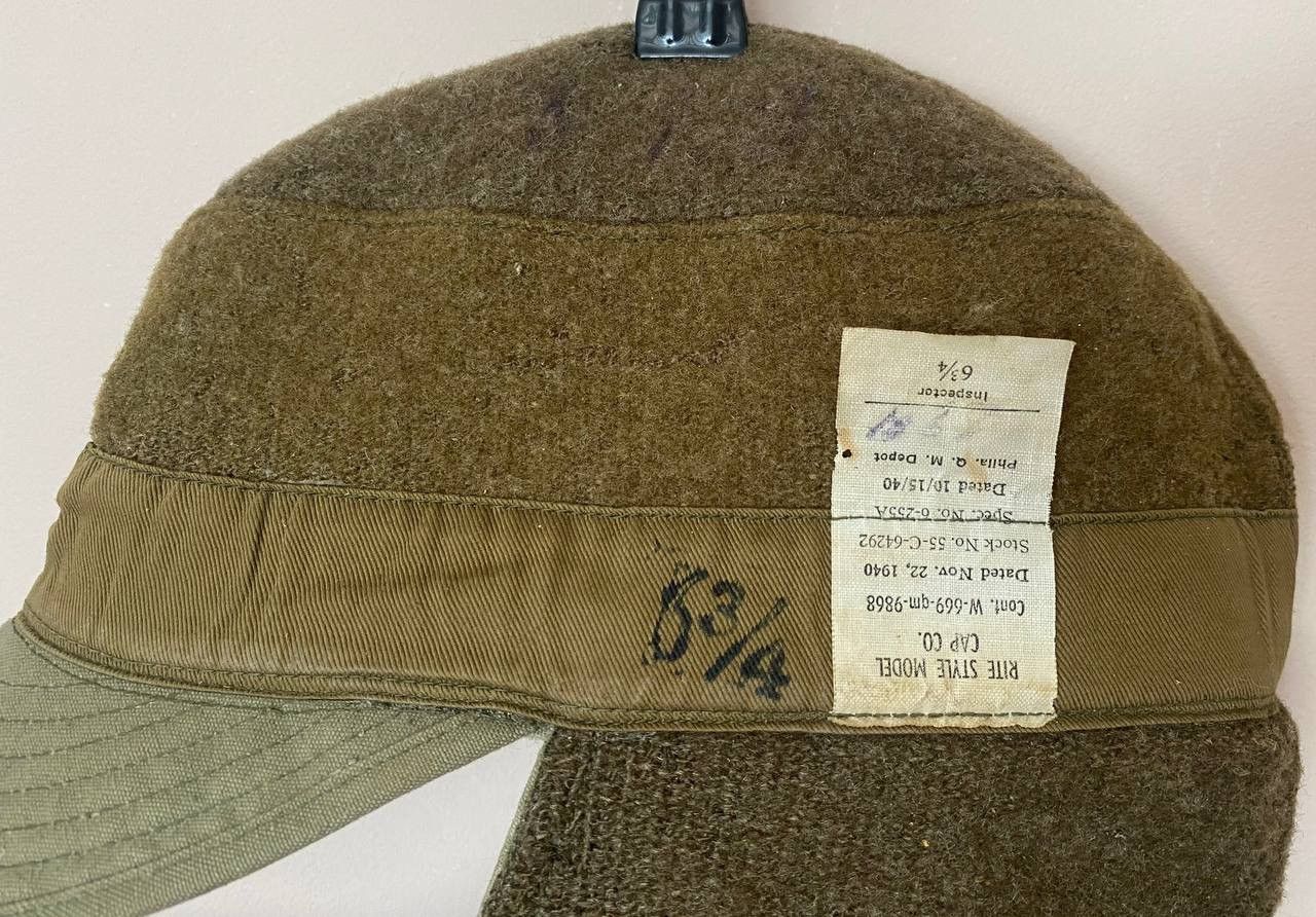 Vintage vintage 1940s wwii us military hat 6 3/4 usn us army usmc Size ONE SIZE - 16 Thumbnail