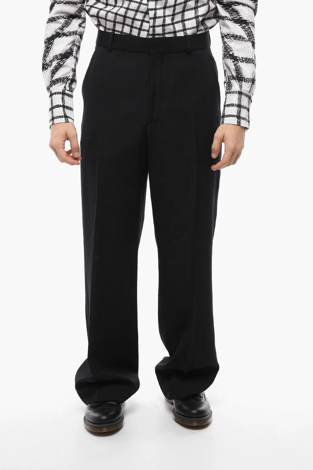Balmain og1mm0326 Baggy Relaxed-Fit Pant in Black Size US 34 / EU 50 - 1 Thumbnail