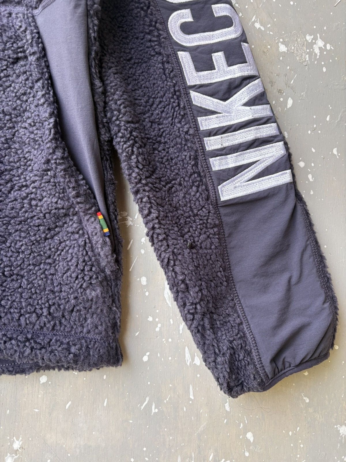 Nike Nike Court 1/2 Deep Pile Fleece Jacket Size US L / EU 52-54 / 3 - 3 Thumbnail