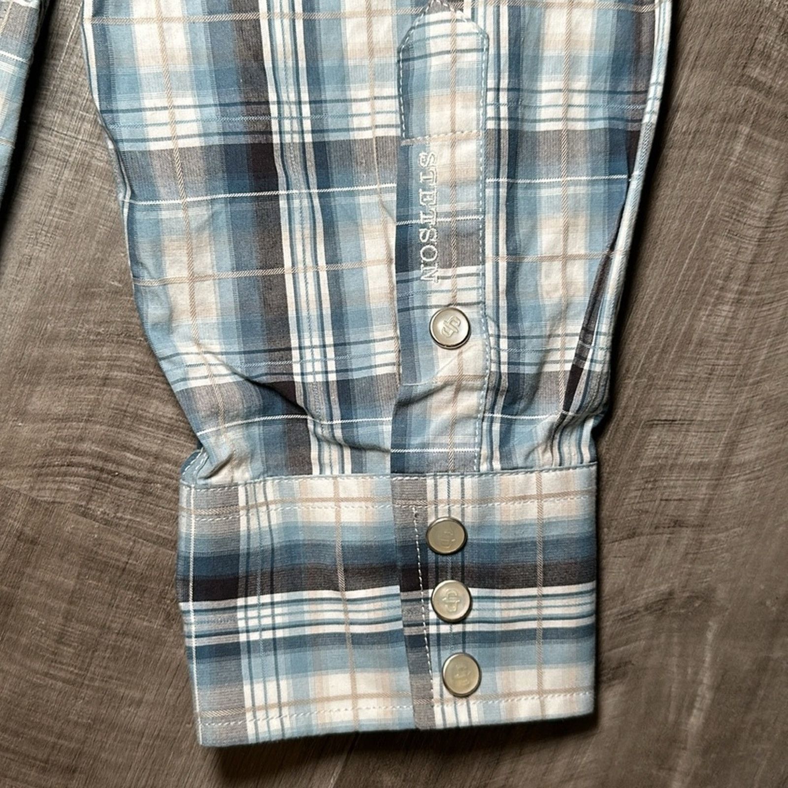 Stetson Stetson Western Long Sleeve Pearl Snap Button - 2XL Size US XXL / EU 58 / 5 - 4 Thumbnail