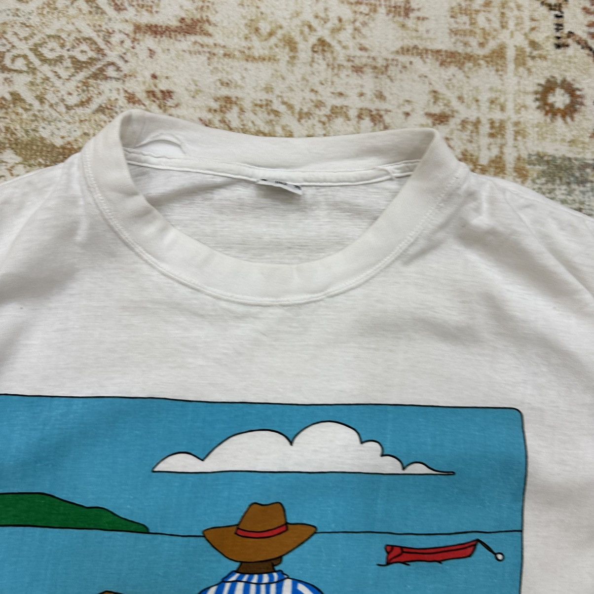 Vintage Vintage Adult Caribbean Island T-shirts 90s Single stitch Size US XL / EU 56 / 4 - 6 Thumbnail