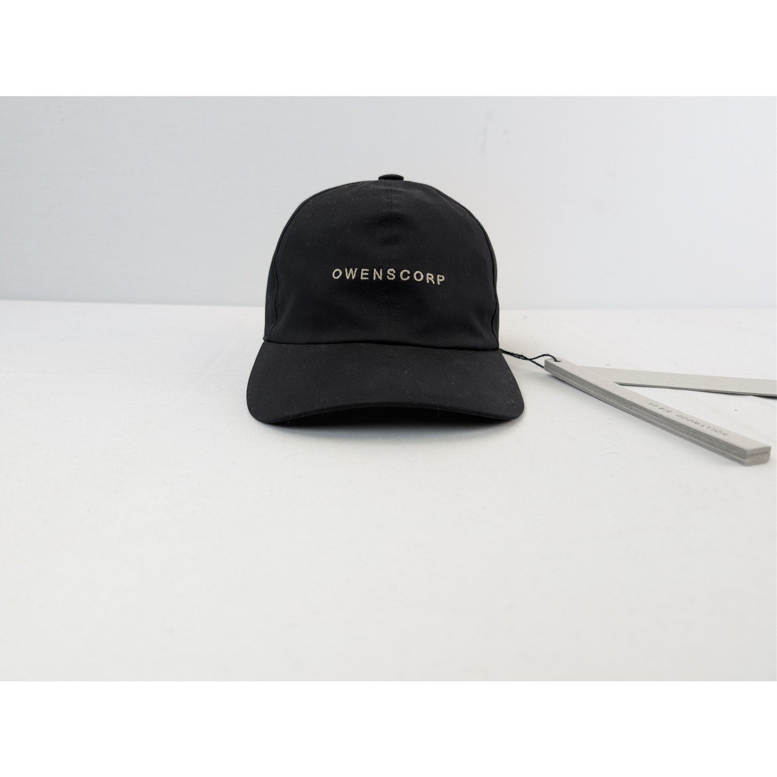 Rick Owens o1rshd1 Size: M / Logo Canvas Baseball Cap / Hat Black/Pearl Size ONE SIZE - 2 Thumbnail
