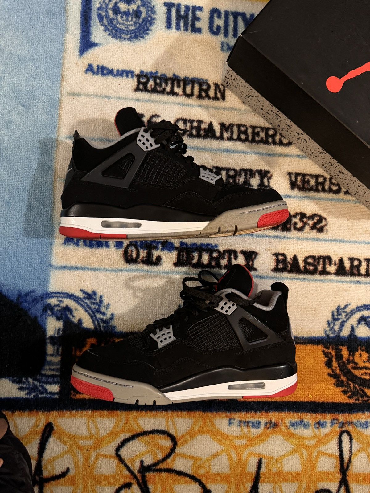 Jordan Brand Jordan Bred 4 Size US 10 / EU 43 - 4 Thumbnail