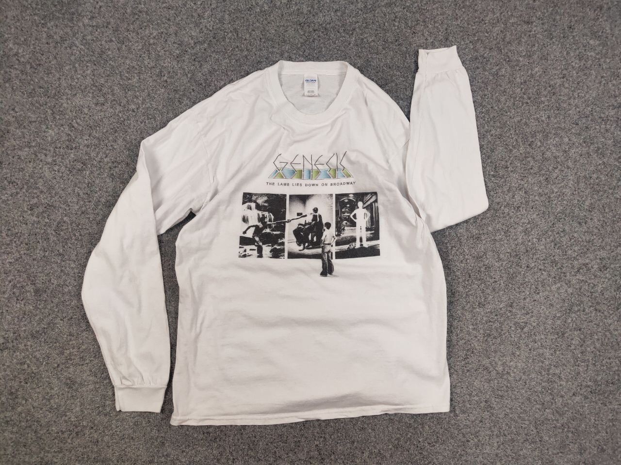 Band Tees Vintage Genesis Lamb Lies Down Broadway Long Sleeve t shirt Size US L / EU 52-54 / 3 - 11 Thumbnail