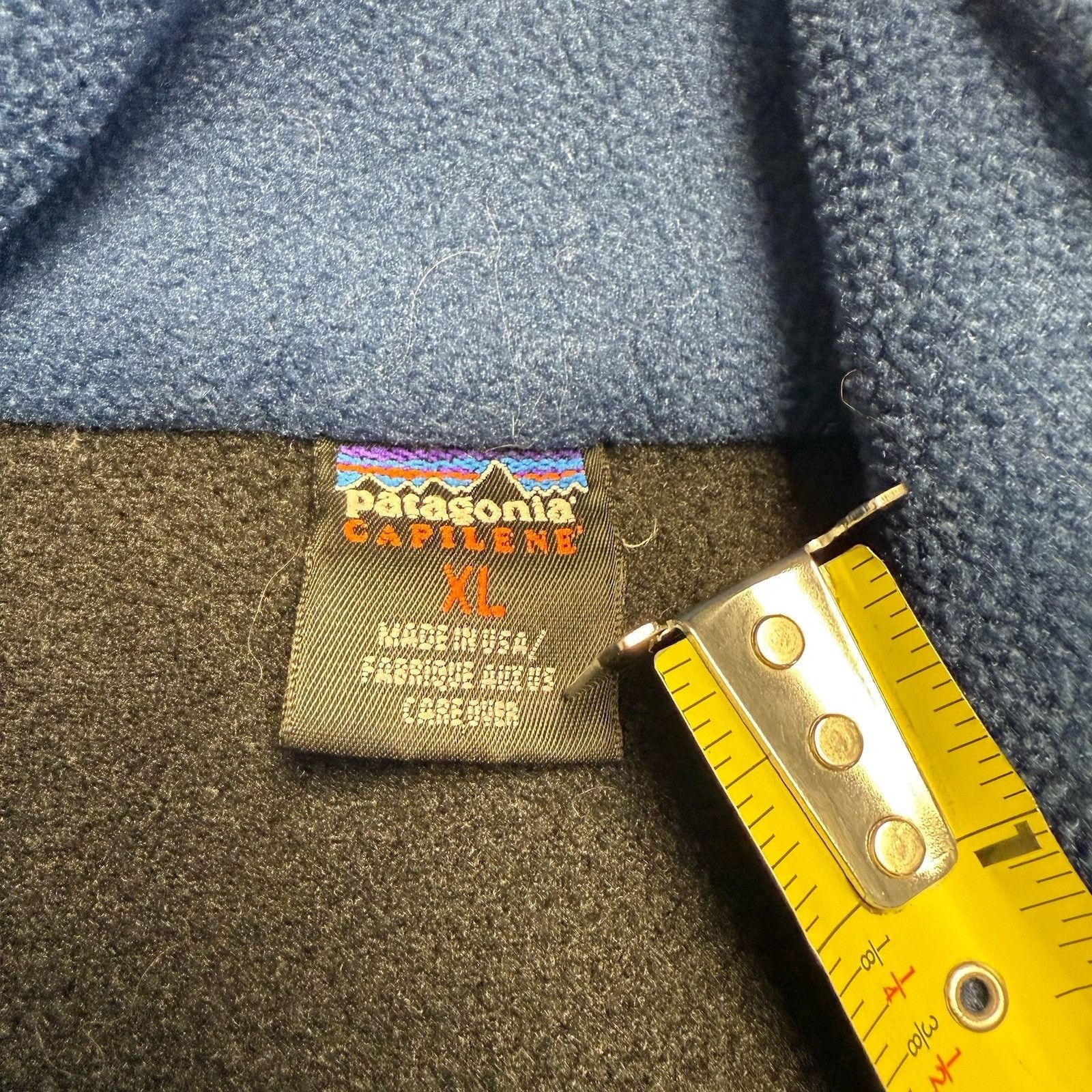 Patagonia Vintage Patagonia Capilene Fleece Jacket Mens XL 24x29 Black Size US XL / EU 56 / 4 - 6 Thumbnail