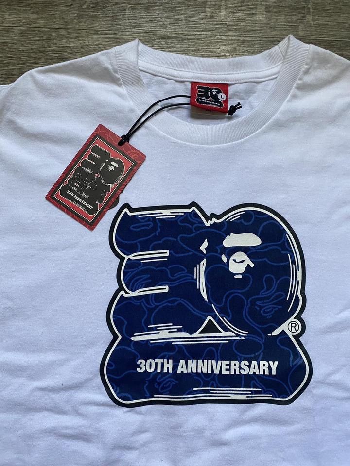 Bape Bape 30th Anniversary Tee! Size US L / EU 52-54 / 3 - 2 Thumbnail