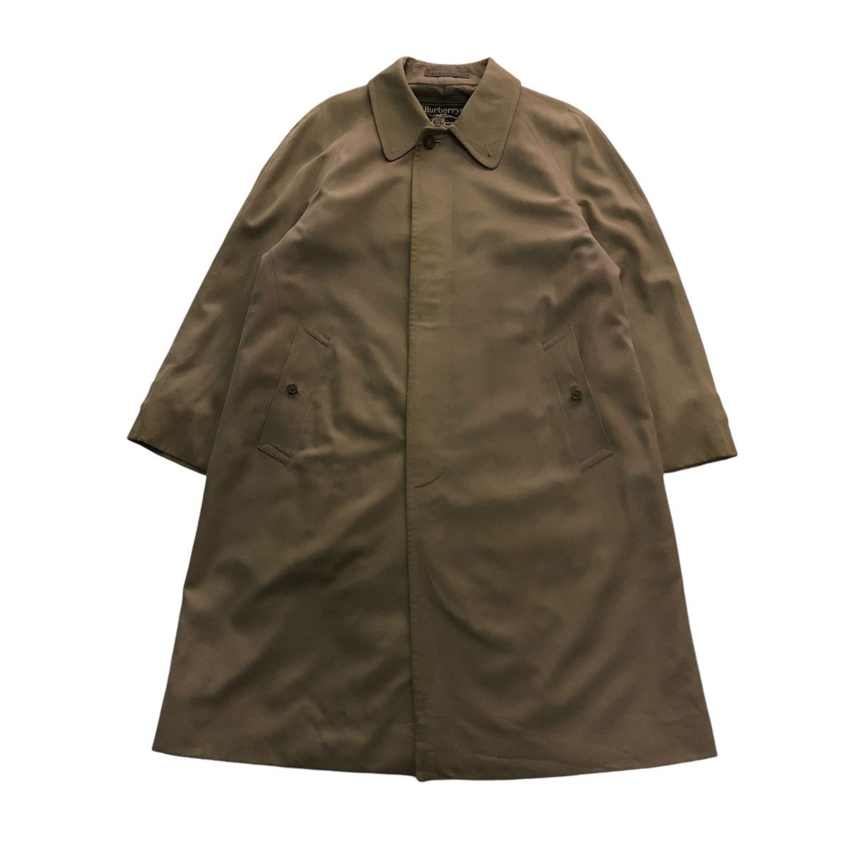 Burberry 🔥VINTAGE LONG JACKET BUTTON BURBERRYS Size US M / EU 48-50 / 2 - 1 Thumbnail