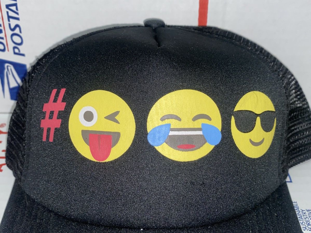 Other Emoji one 1 mesh trucker hat cap cool funny laugh unisex ! Size ONE SIZE - 2 Thumbnail