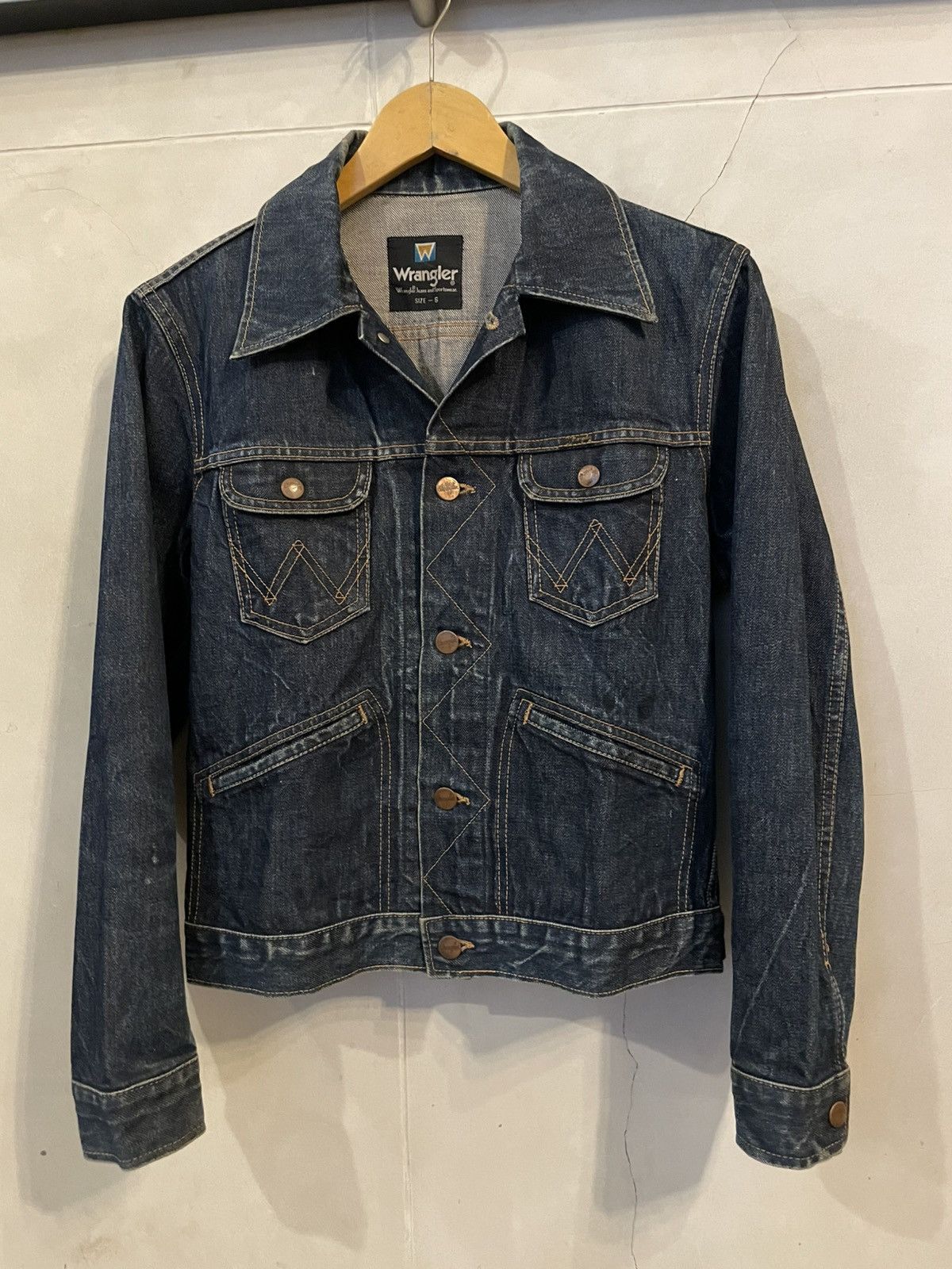 Vintage × Wrangler Vintage WRANGLER "independence day" denim jacket size S Size US S / EU 44-46 / 1 - 3 Thumbnail
