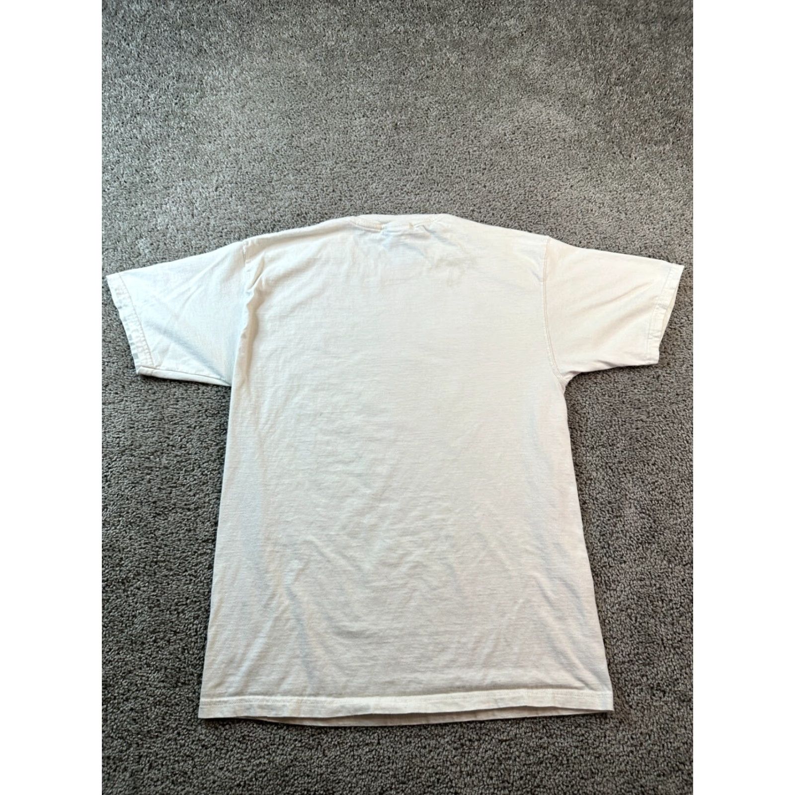 Jerzees JERZEES New Orleans Shirt Mens L Beige White Bourbon Street Short Sleeve Casual Shirt Size US L / EU 52-54 / 3 - 6 Thumbnail