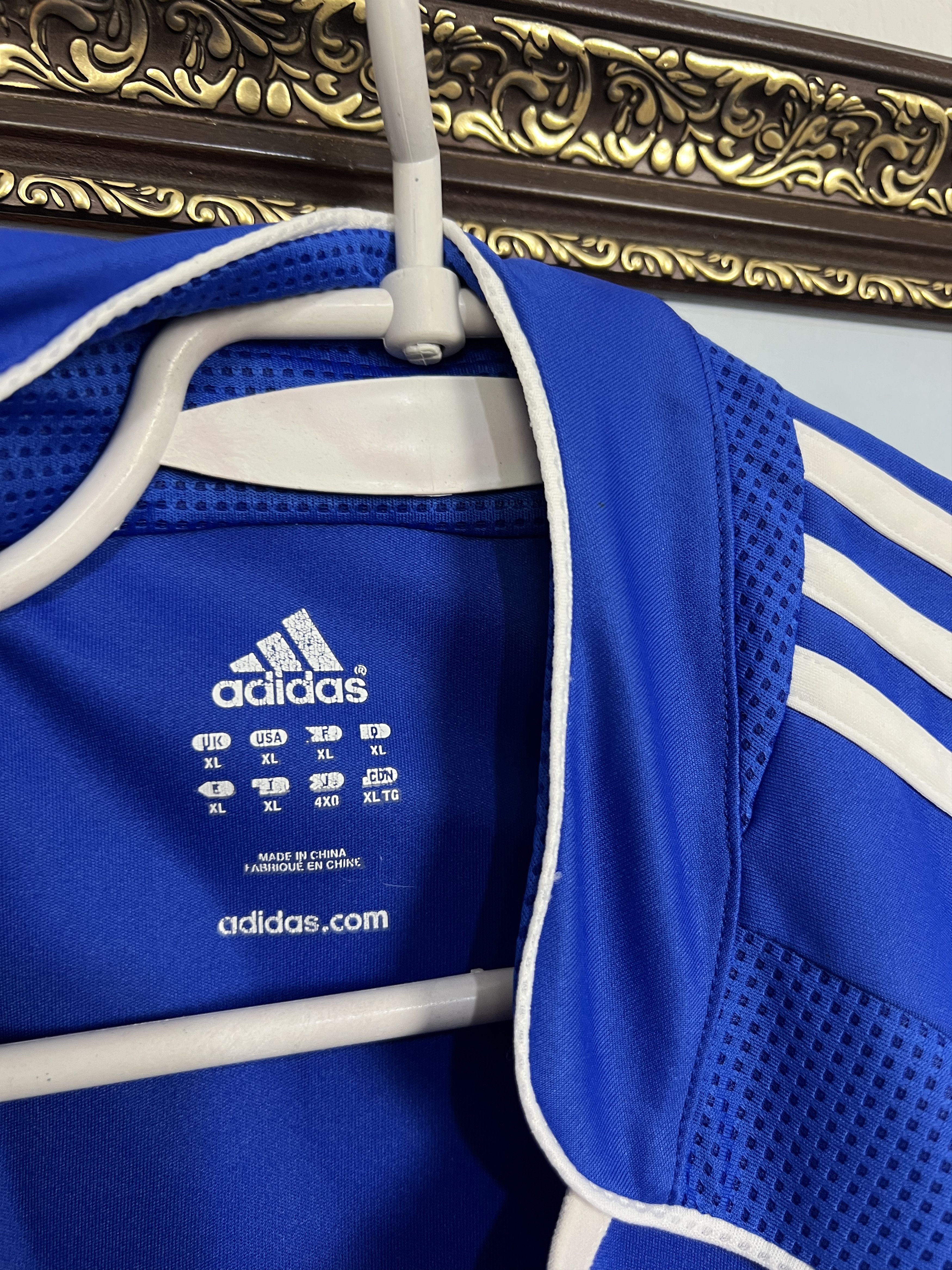 Adidas Chelsea football shirt 2006 Soccer #11 Drogba Jersey Trikot Size US XL / EU 56 / 4 - 7 Thumbnail