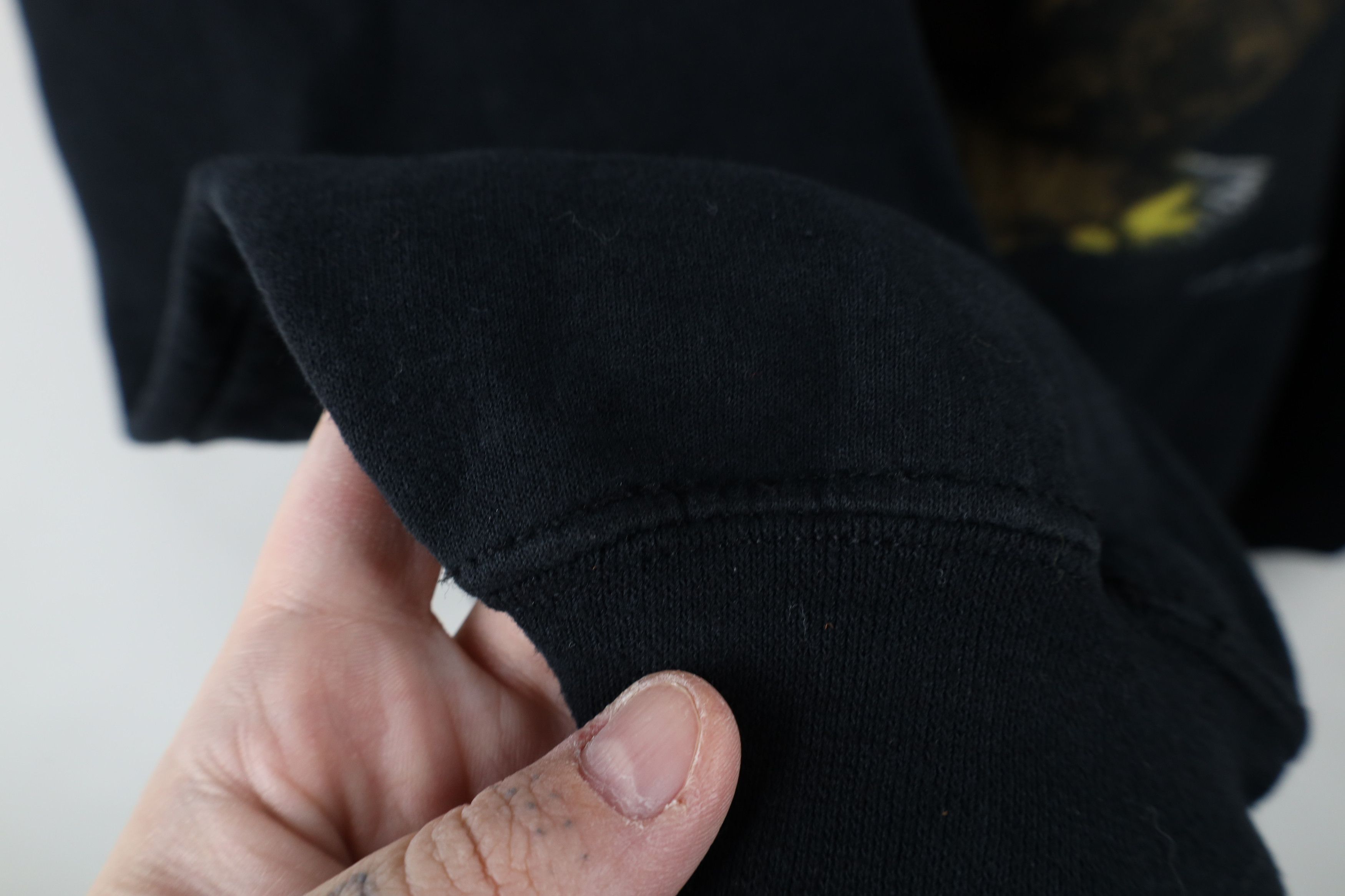 Vintage Vintage 90s Streetwear Eagle Crewneck Sweatshirt Black Size US XL / EU 56 / 4 - 7 Thumbnail