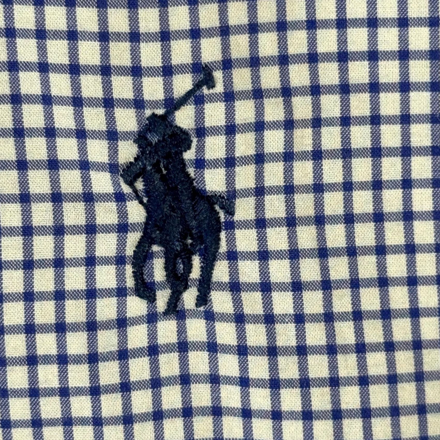 Ralph Lauren Ralph Lauren Shirt Mens XL Blue White Gingham Button Down Long Sleeve Stretch Size US L / EU 52-54 / 3 - 7 Thumbnail