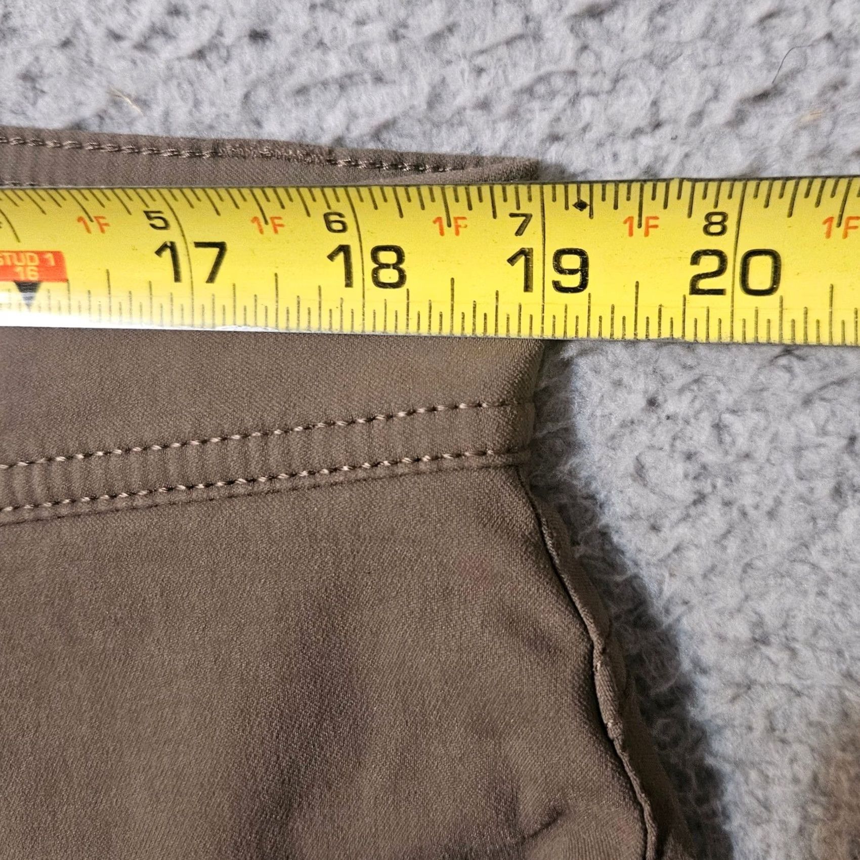 Prana prAna Pants Mens 38x29 Brion Slim Fit Brown Nylon Stretch Outdoor Hiking Work Chino Size US 38 / EU 54 - 5 Thumbnail