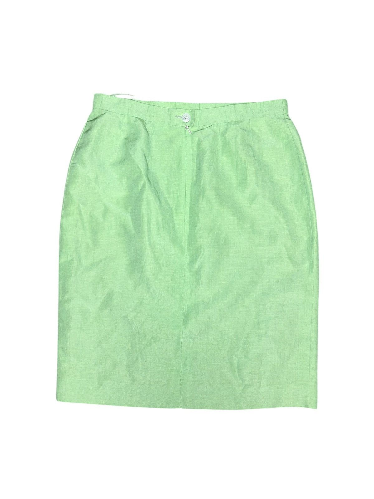 Hermes 90s Silk/Linen Skirt Size 34" / US 12 / IT 48 - 6 Thumbnail