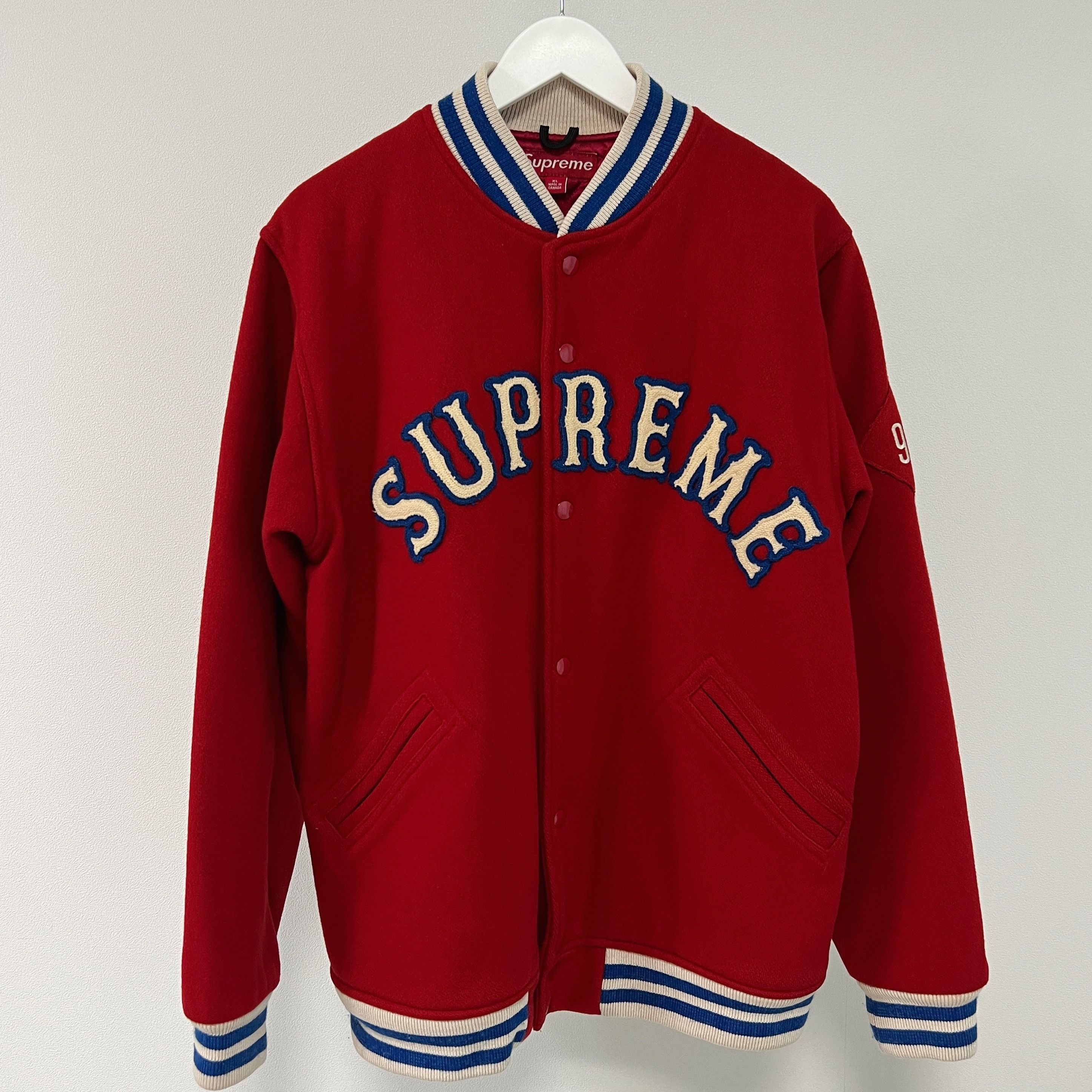 Supreme Supreme 2005 New York 1994 Varsity Jacket Red Size US XL / EU 56 / 4 - 1 Thumbnail