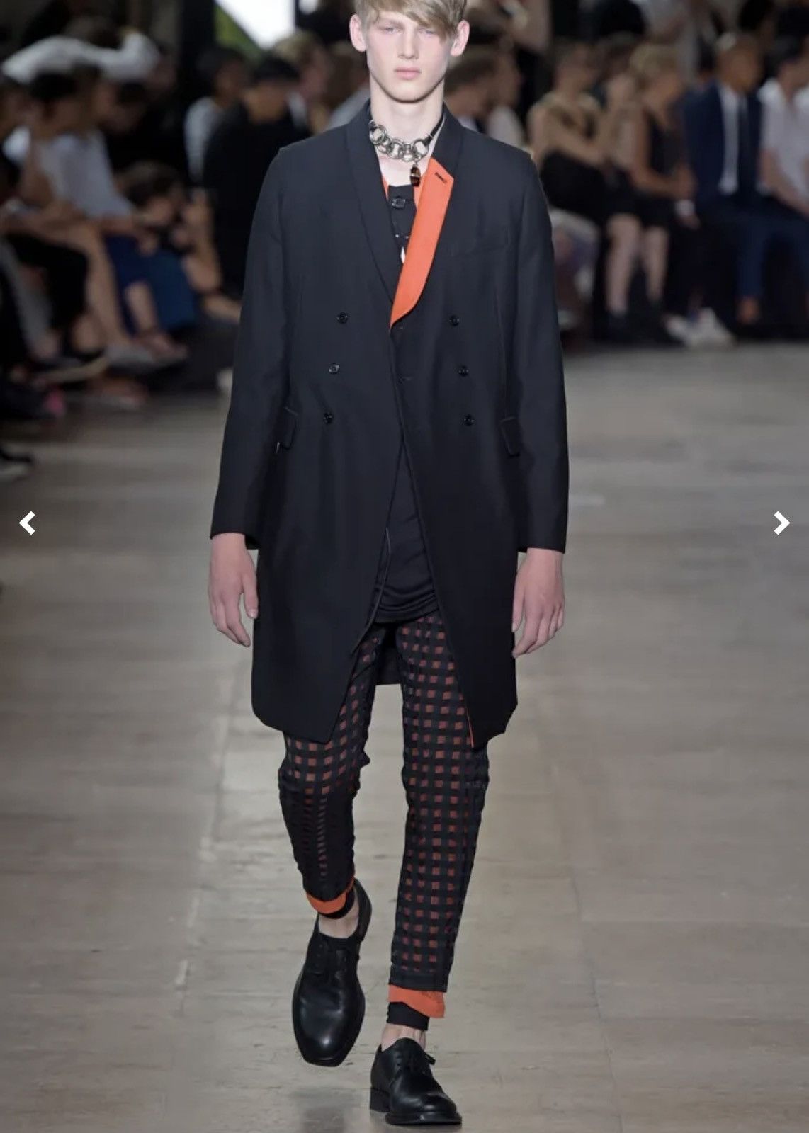 Ann Demeulemeester ann demeulemeester ss16 runway organza check pants S men Size US 29 - 12 Thumbnail