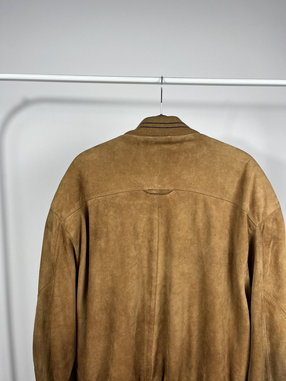 Leather Roth Suede Leather Bomber Jacket Brown Men’s Size 50 Size US L / EU 52-54 / 3 - 18 Thumbnail