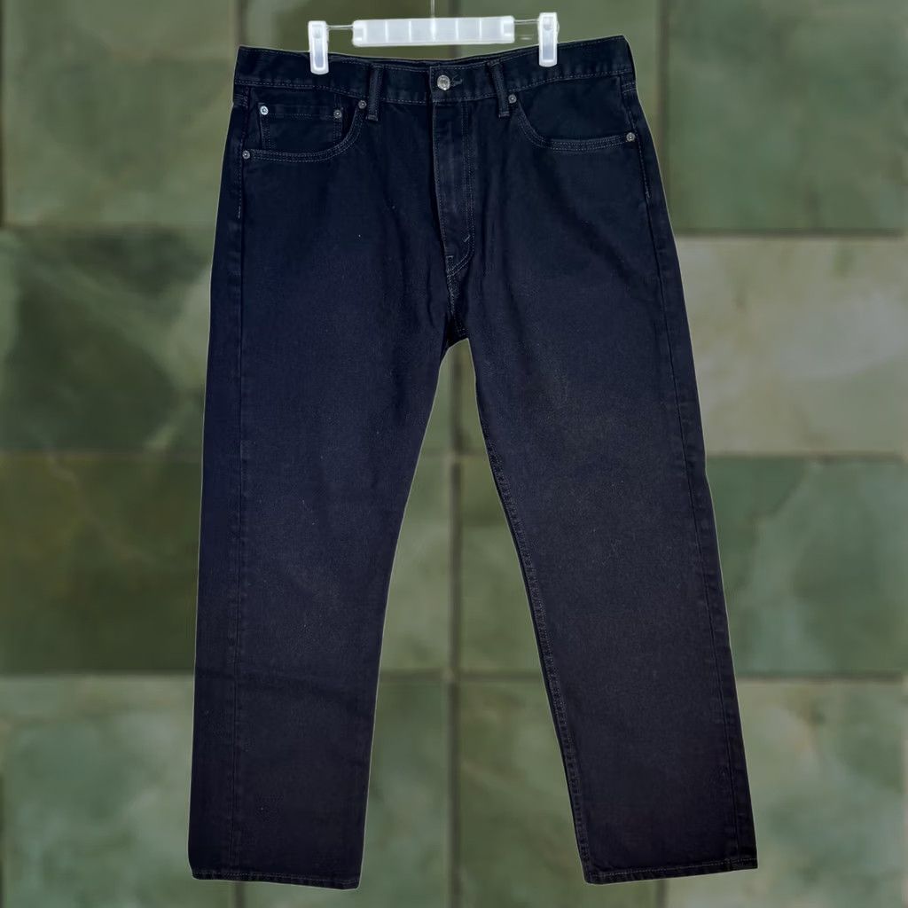 Levi's VINTAGE Levis 505 Jeans Mens 38x30 Black Straight Leg Denim Classic Fit 100% Cotton Size US 38 / EU 54 - 1 Thumbnail