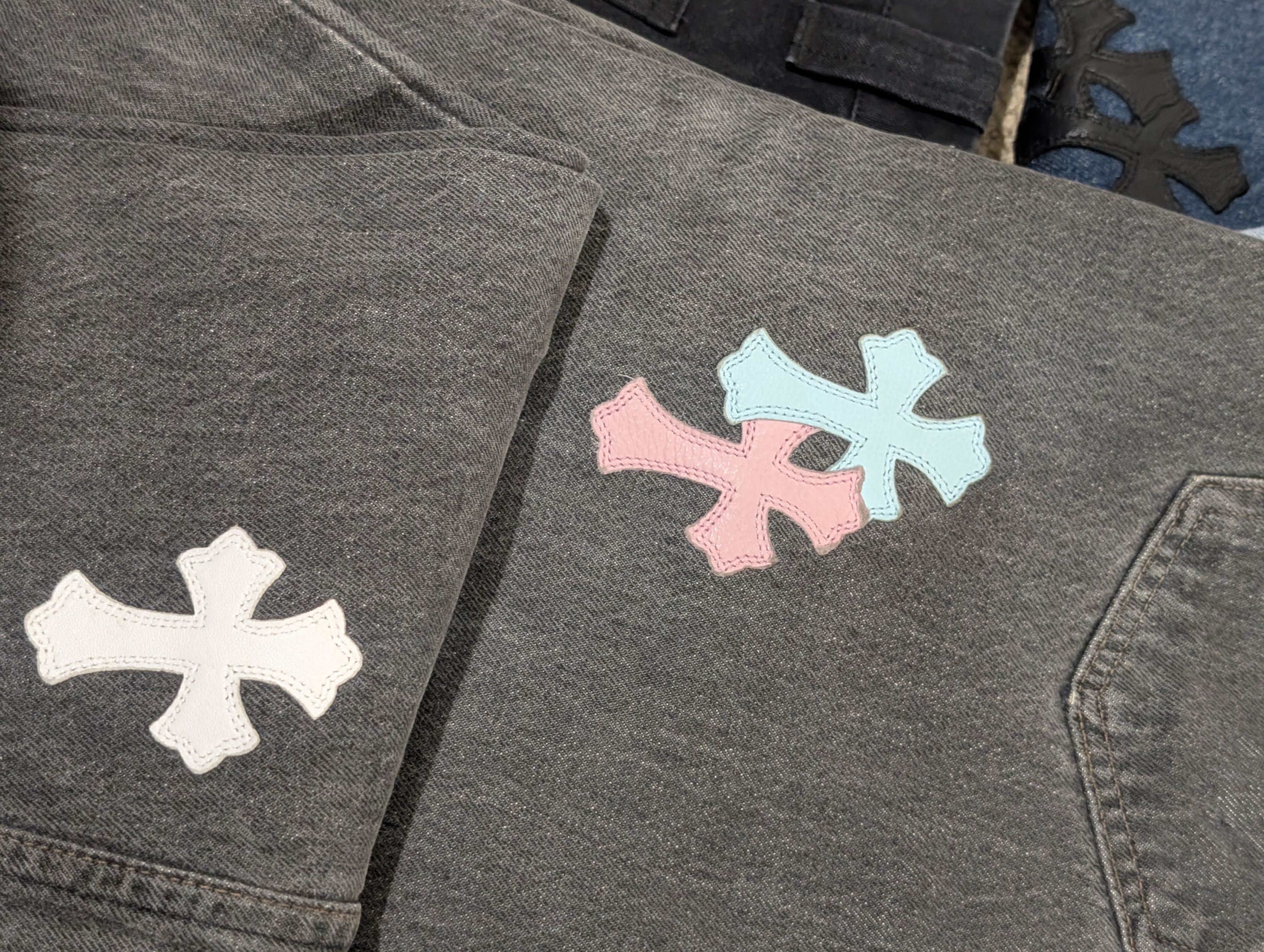 Chrome Hearts 1/1 Cross Patch Levi's 501 Jeans Size US 34 / EU 50 - 13 Thumbnail